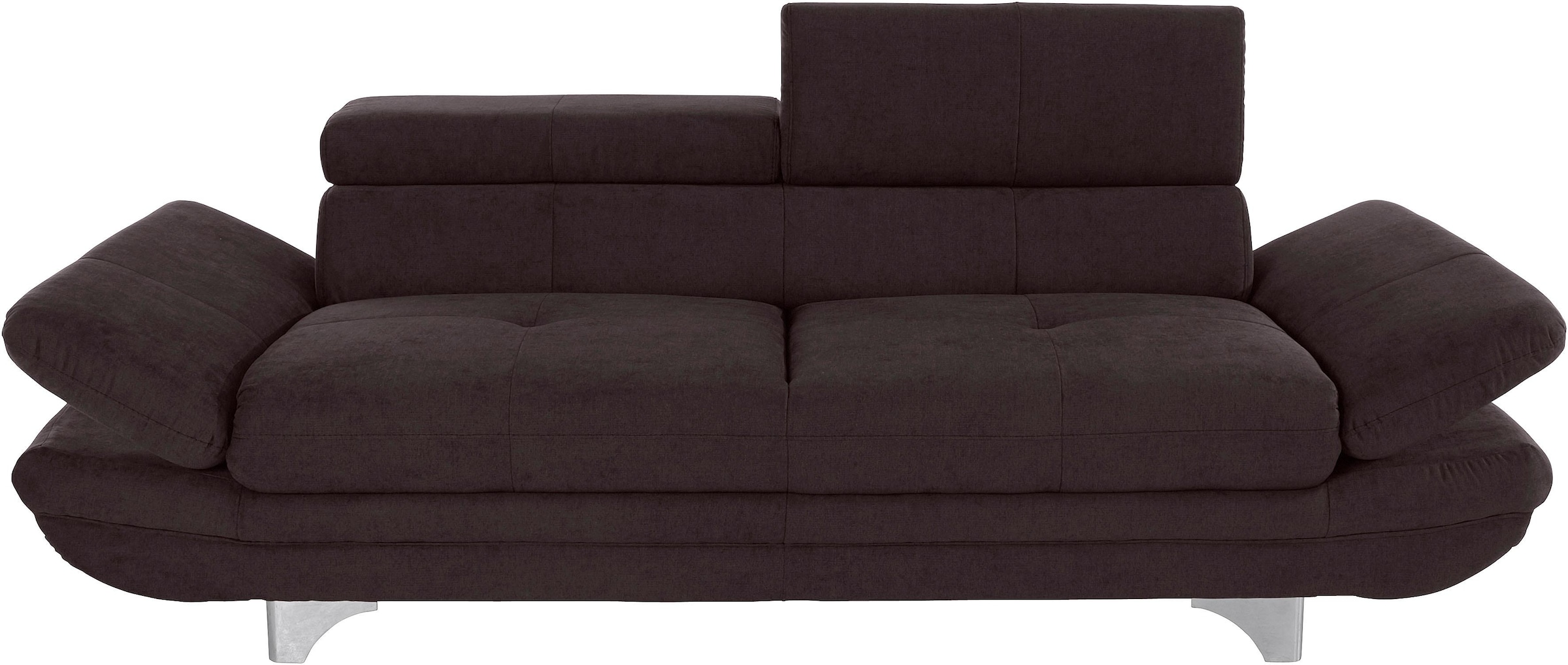 COTTA 3-Sitzer "Enterprise, B: 233cm, modernes Einzelsofa" Big-Sofa, mit Armteilverstellung & Kopfteilverstellung
