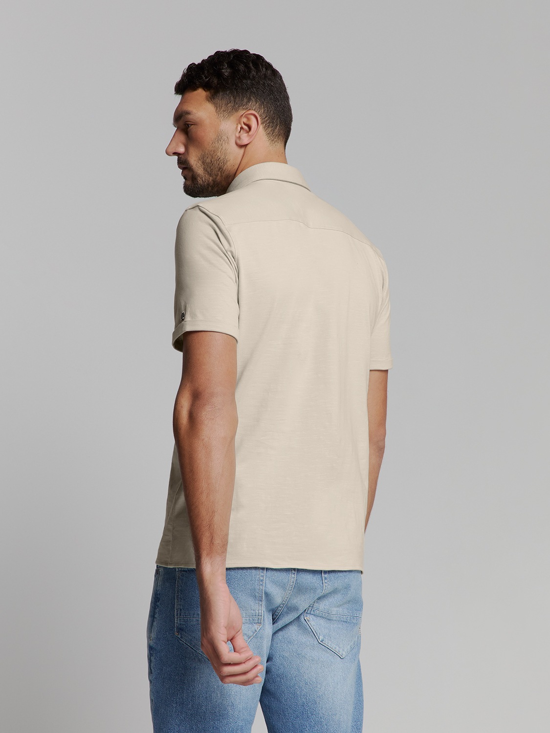 NO EXCESS Langarmhemd "No Excess Jersey-Hemd" günstig online kaufen