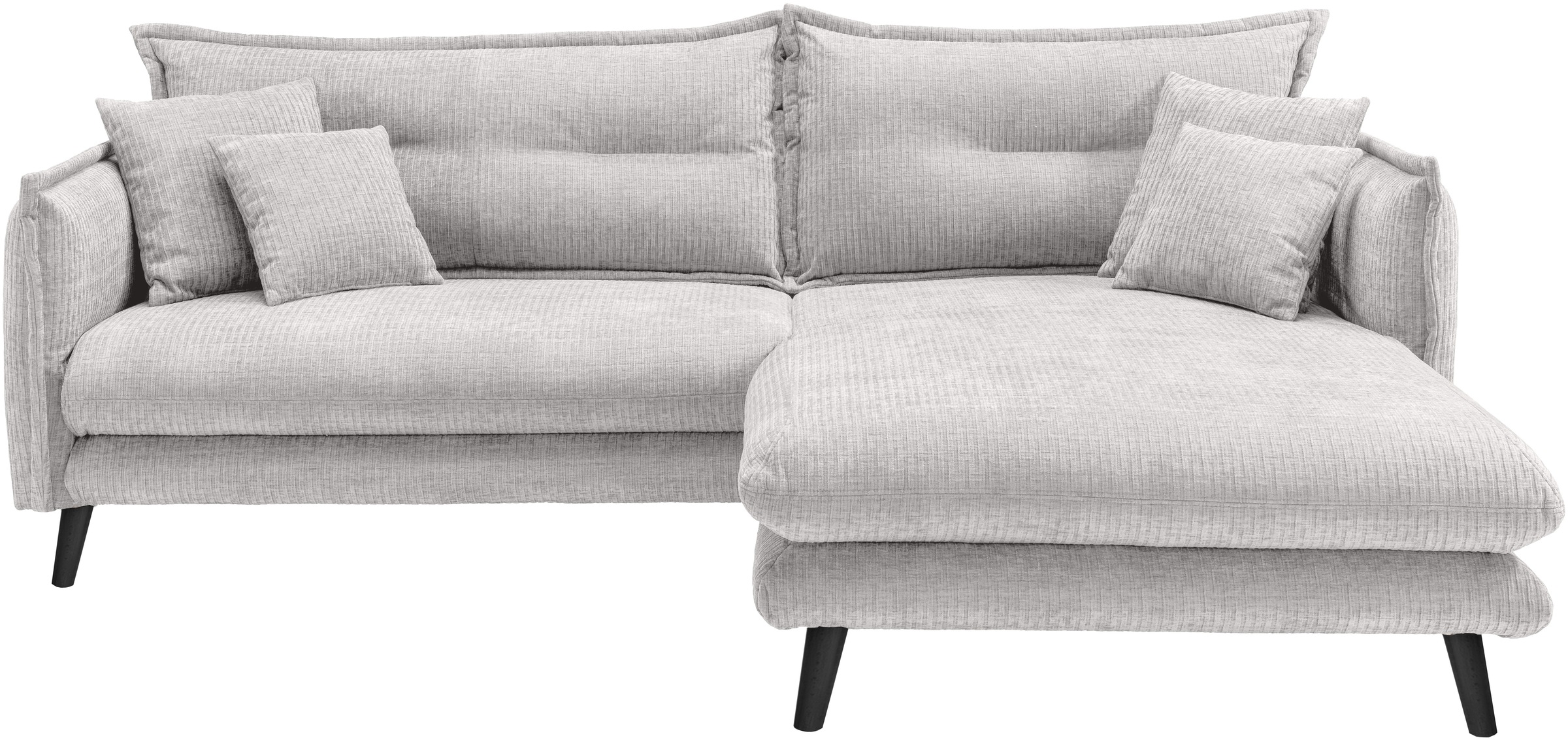 Home affaire Ecksofa "Lazio modernes Design, bequem, schmale Armlehnen, OTT günstig online kaufen