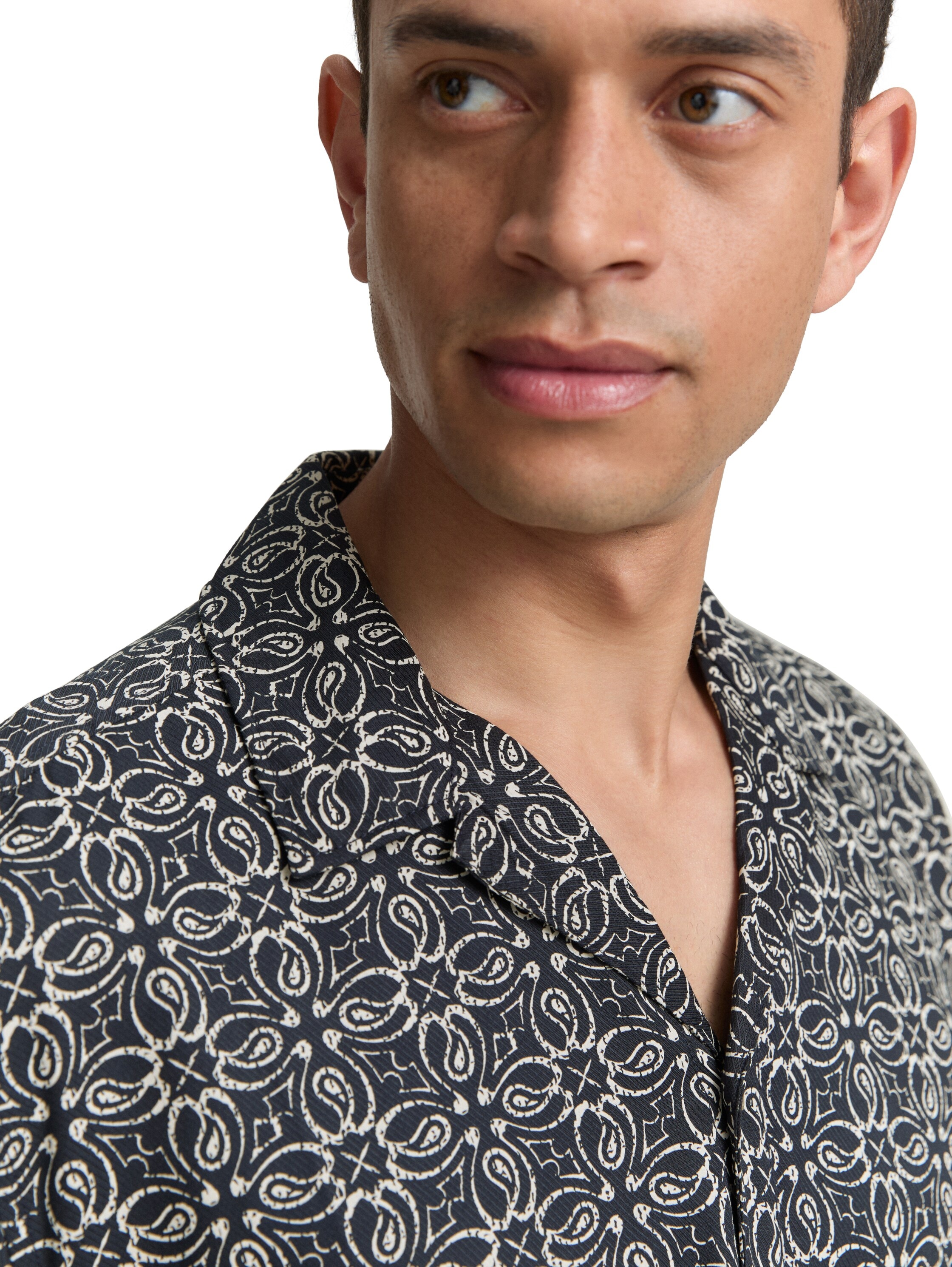 TOM TAILOR Kurzarmhemd, mit All-Over Print