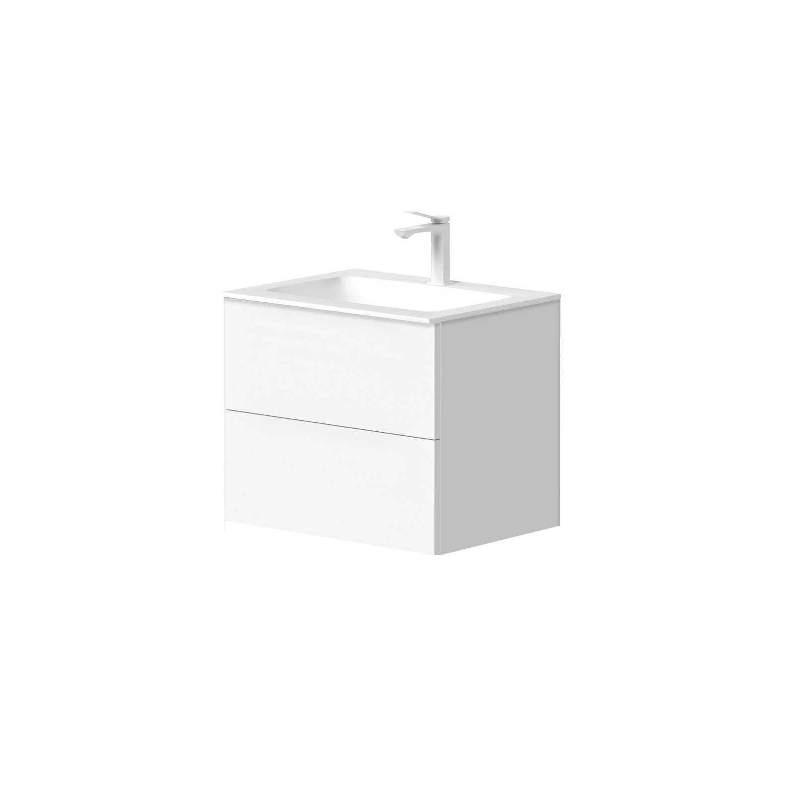 welltime Waschtisch "Gama" inklusive Waschbecken, mit Push-to-Open-Funktion, FSC zertifiziert