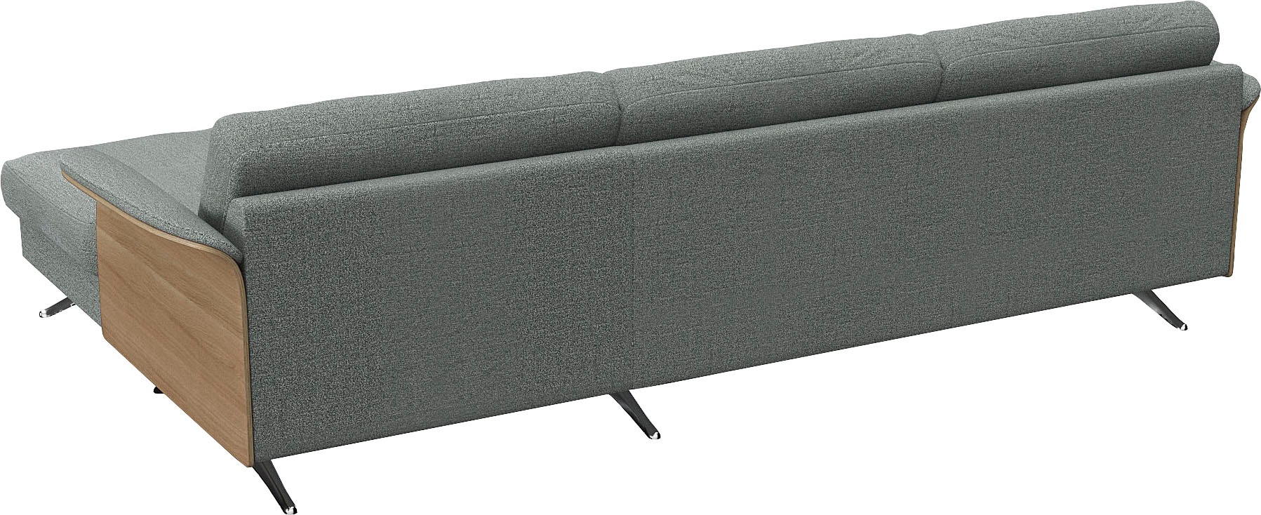 FLEXLUX Ecksofa »Glow bequem und komfortabel durch hochwertigen Sitzaufbau, L-Form« Modernes skandinavisches Design