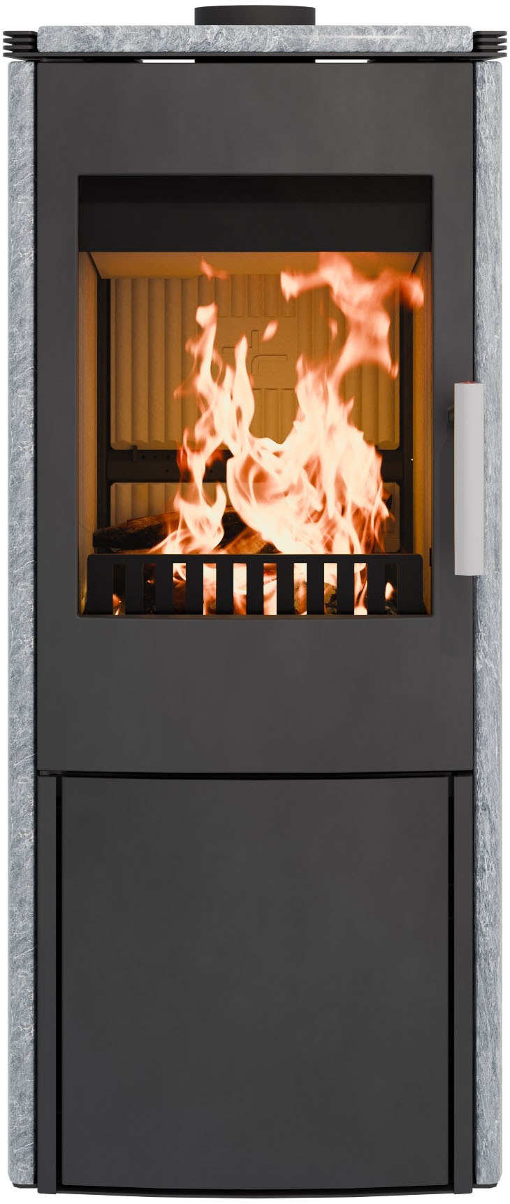 Haas + Sohn Kaminofen »MONTEGROTTO easy, tief-scharz, Serpentino«