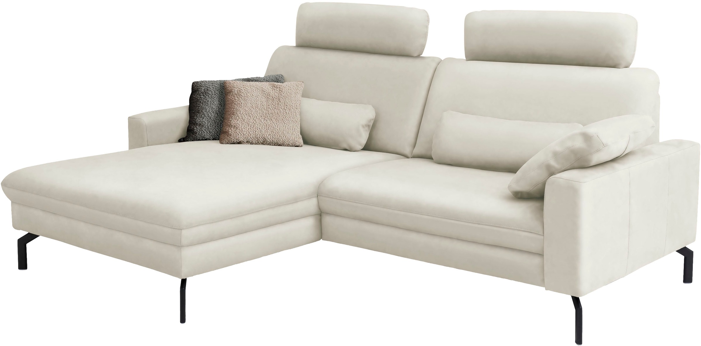 Die PlanBar Ecksofa "PN-EM20028 L-Form mit Kopfstützen", wahlweise mit moto günstig online kaufen