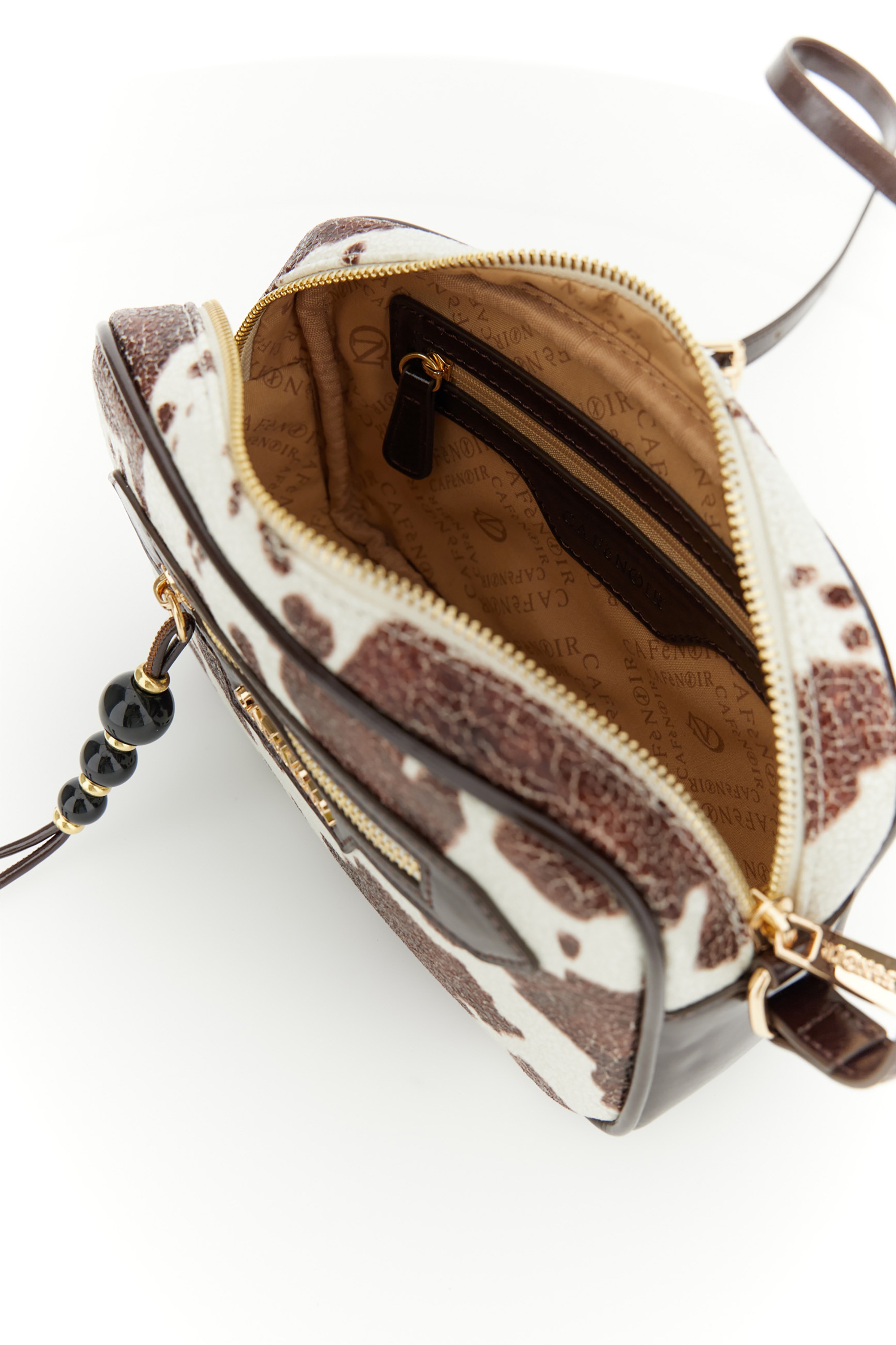 CAFèNoir Schultertasche »CAMERA BAG WITH FRONT ZIP POCKET C3NH1108 Damen« Umhängetasche Damen, Handtasche, Abendtasche, Fashion, Lifestyle