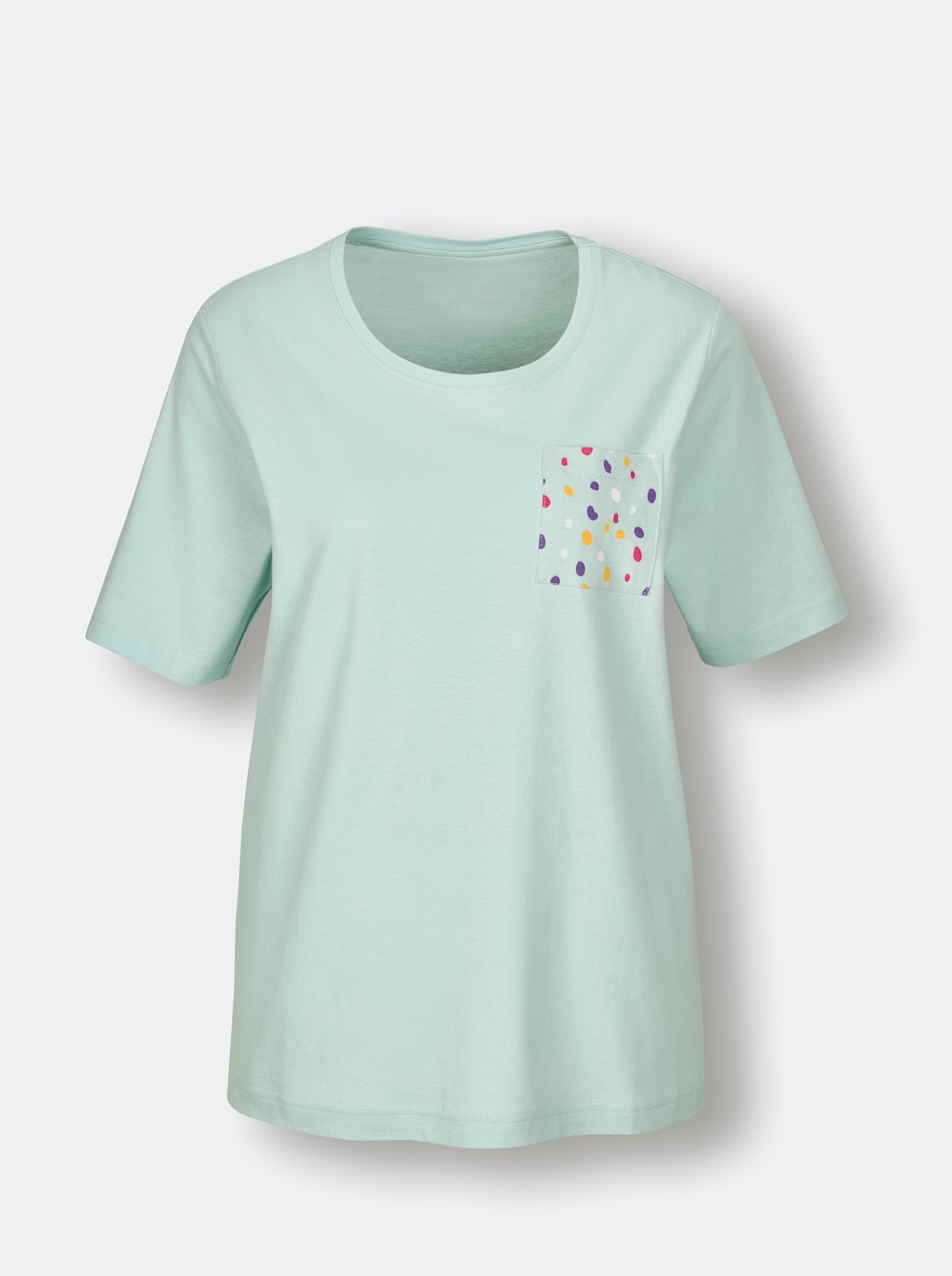 Thumbnail - wäschepur Kurzarmshirt "Schlafanzug-Shirt", (1 tlg.)