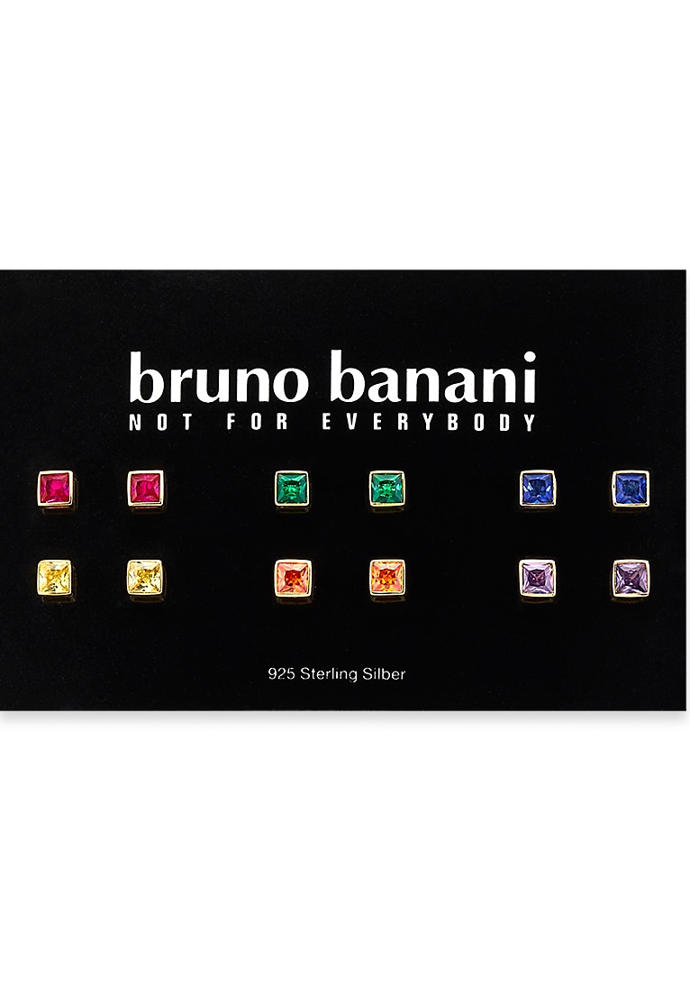 Bruno Banani Ohrstecker-Set »Mulitpack Schmuck Geschenk Silber 925  Ohrschmuckset Regenbogen«, (Set, 12 tlg.), zu Kleid, Shirt, Jeans, Sneaker! Anlass  Geburtstag Weihnachten kaufen | BAUR