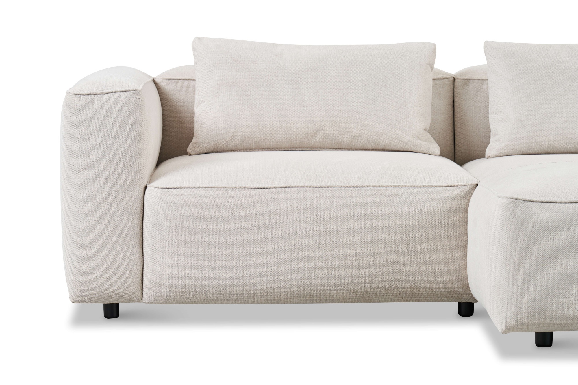 andas Ecksofa »Tvinnet«, Breite 228 cm, extra tiefe Sitzfläche, kubisches Sitzvergnügen