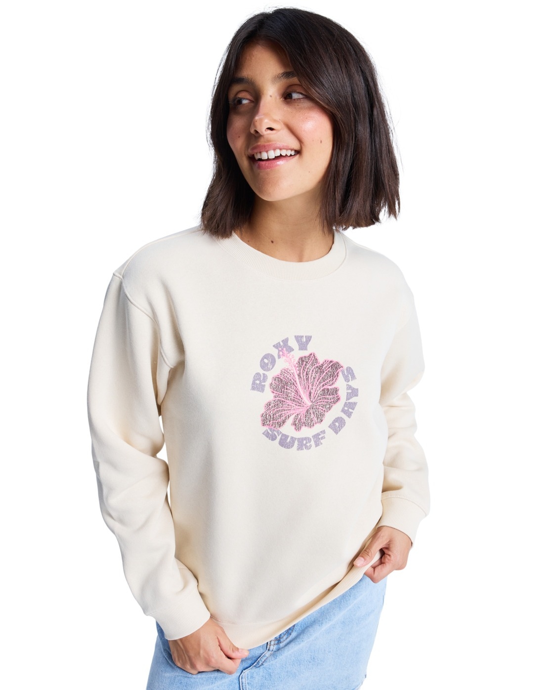 Roxy Sweatshirt "Surf Stoked Brushed" günstig online kaufen