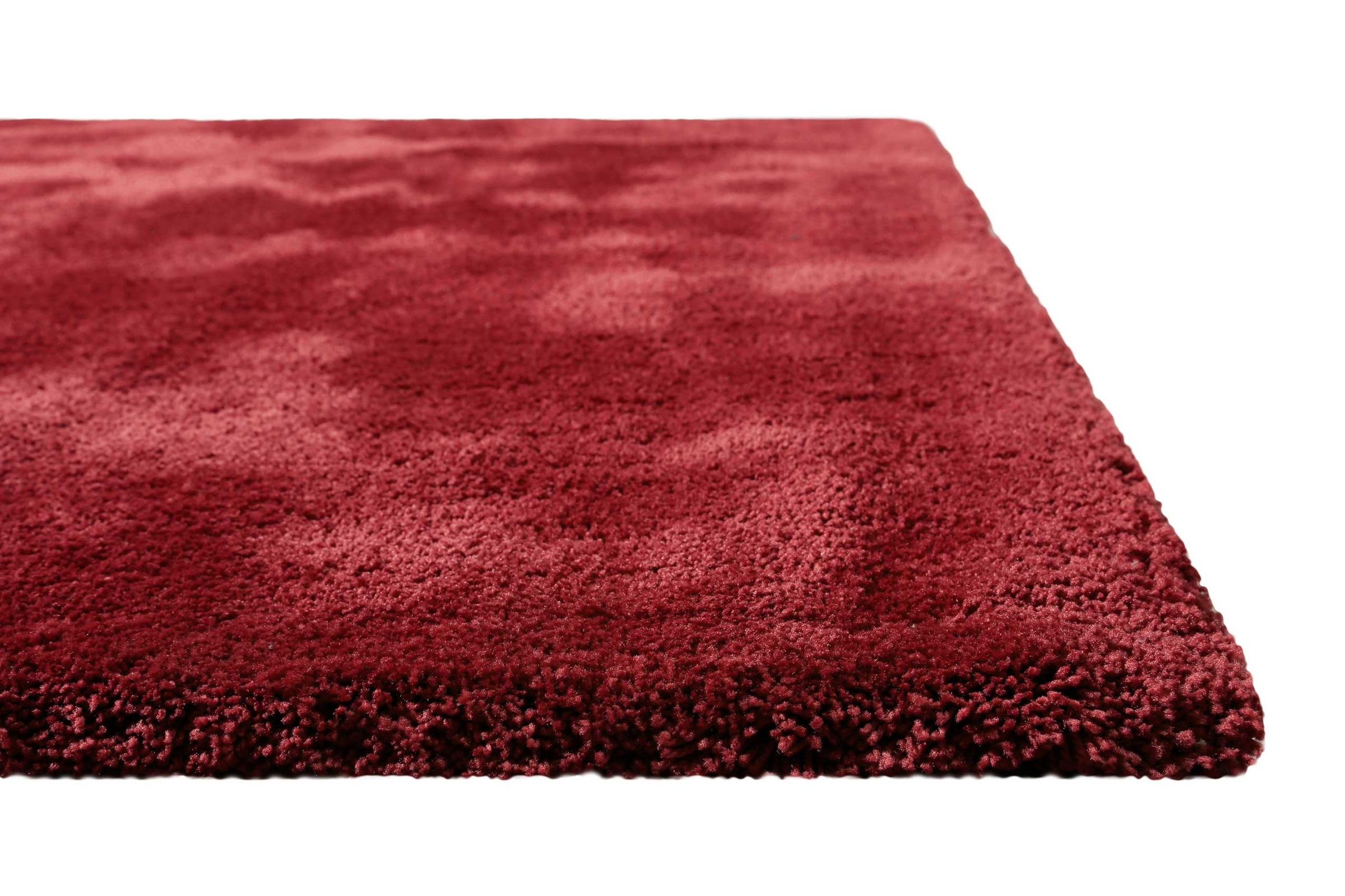 Homie Living Teppich »Pisa«, rund, 25 mm Höhe, Hochflor, Microfaser, uni, weich, Shaggy, Wohnzimmer, Schlafzimmer