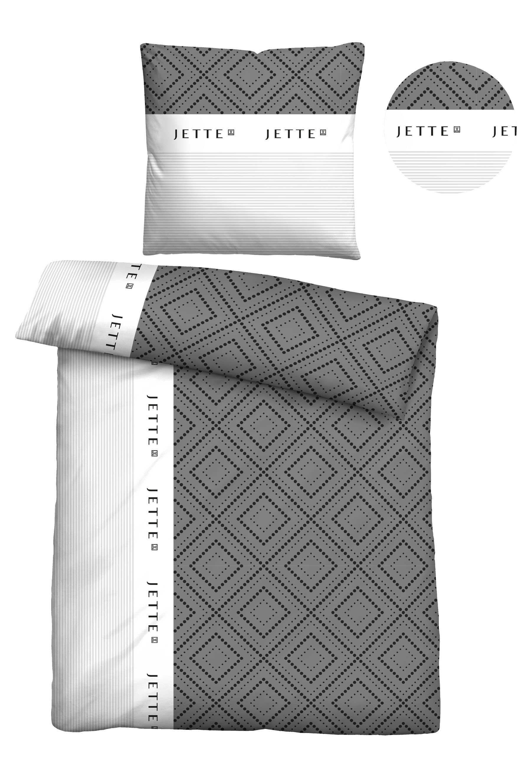 JETTE Bettwäsche »0401615«, hautfreundlich, kühlend, entworfen von der Designerin Jette Joop