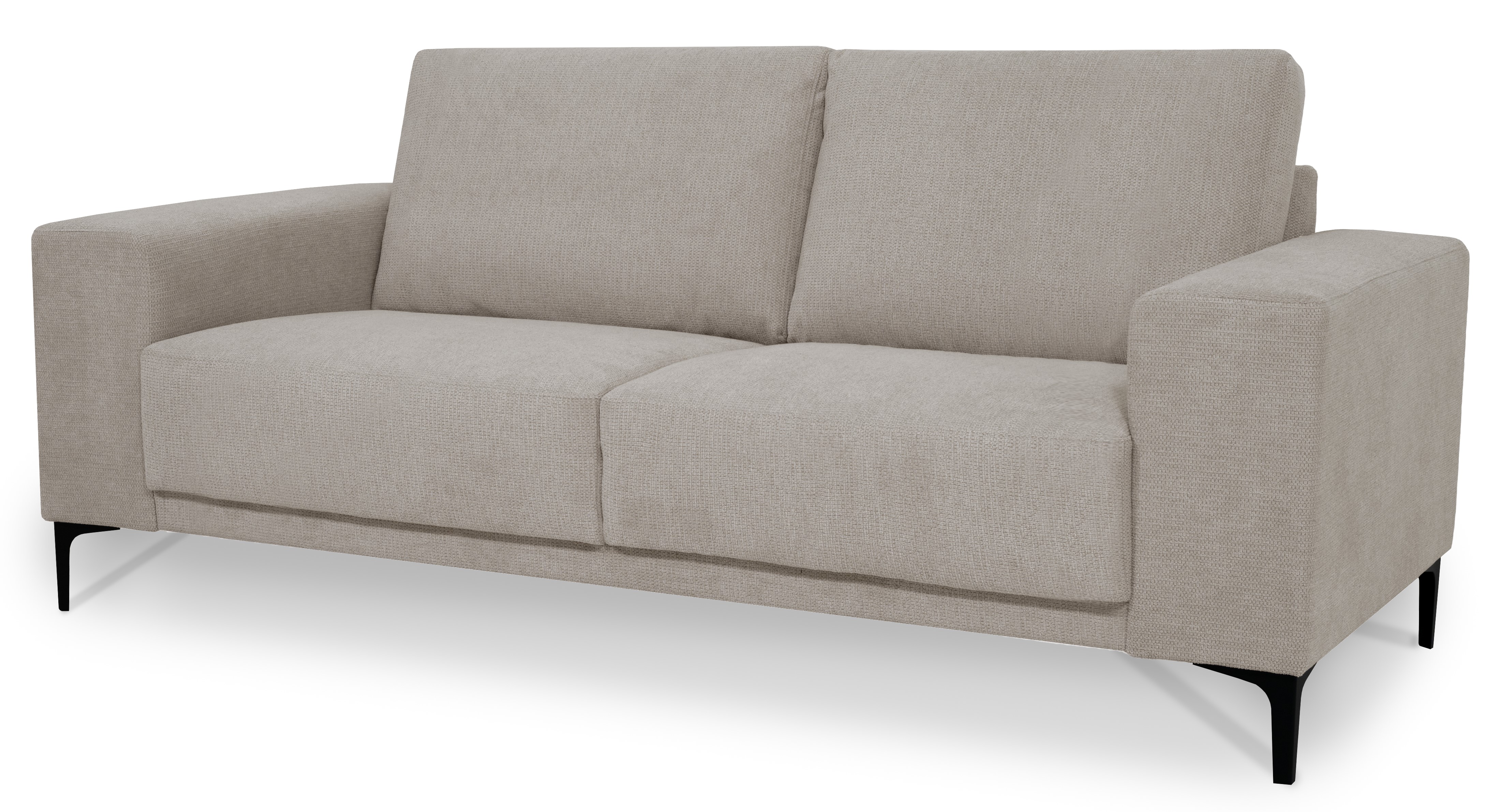 Thumbnail - Places of Style 2-Sitzer "Xander", Breite 164 cm, Webstoff, Soft-Touch Chenille, schwarze Metallfüße