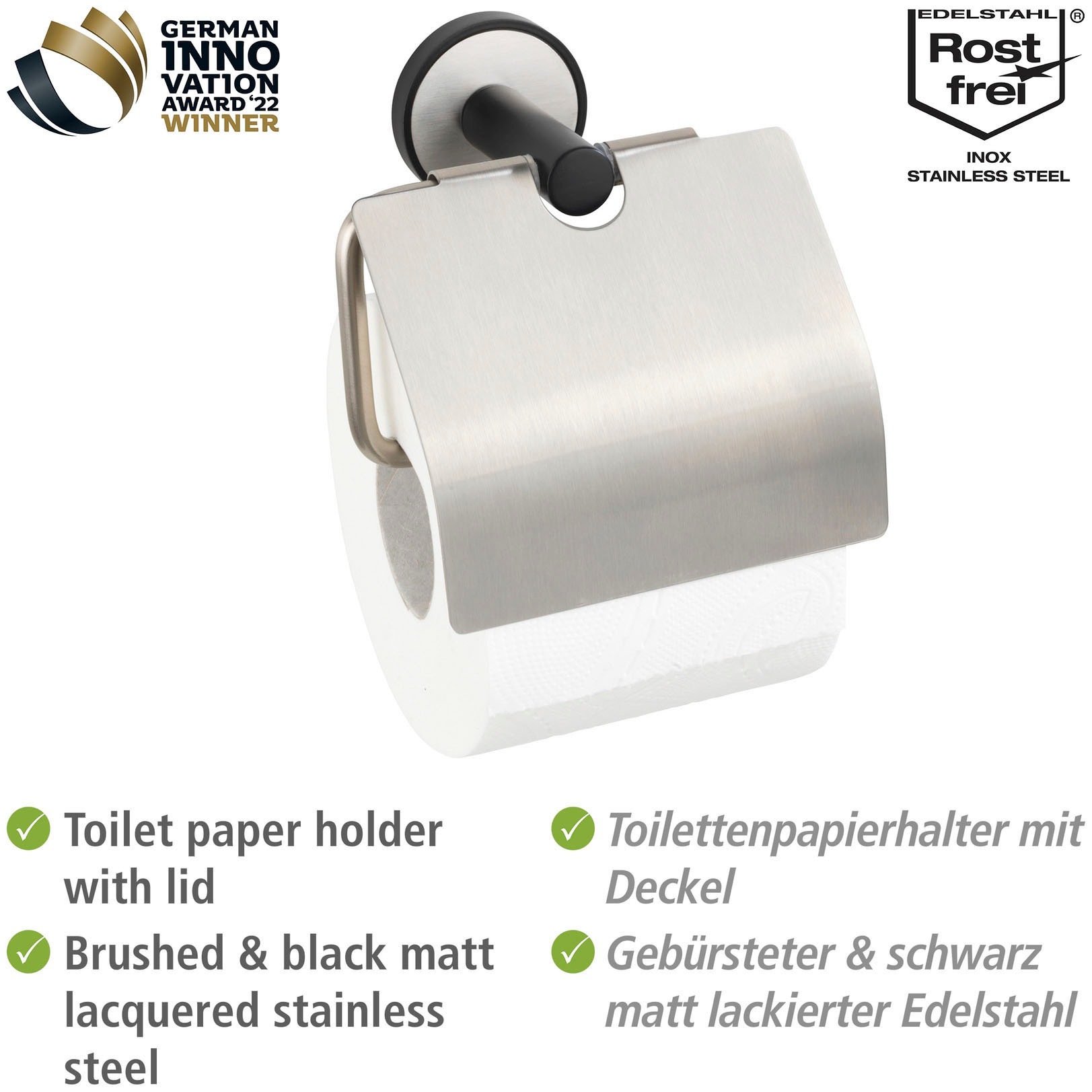 Toilettenpapierhalter Udine«, | Befestigen bestellen »UV-Loc® Bohren BAUR WENKO ohne