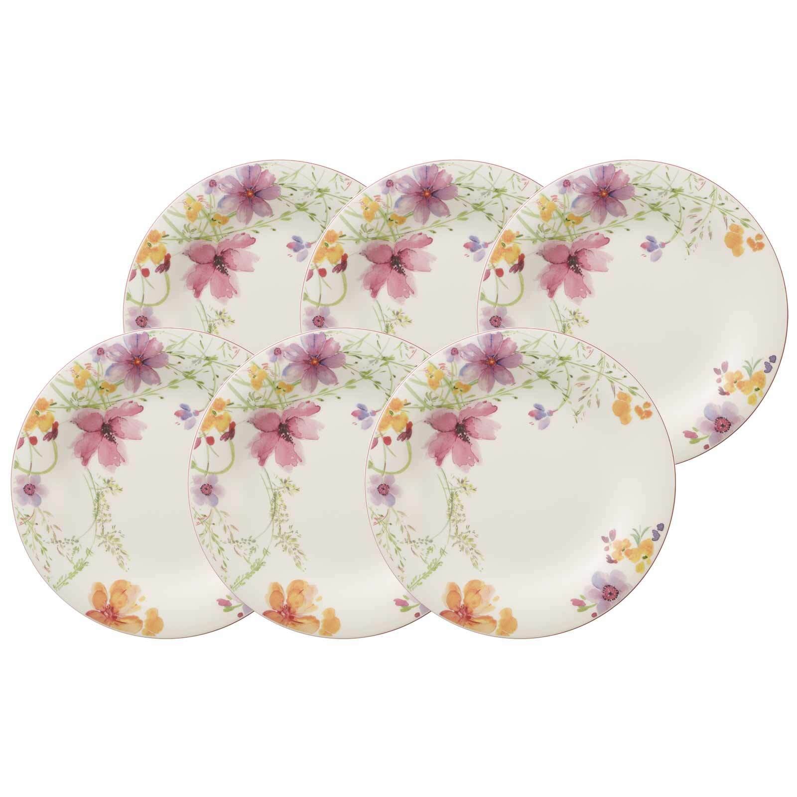 Villeroy & Boch Speiseteller "Speiseteller Mariefleur Basic ø 27 cm 6er Set bunt"