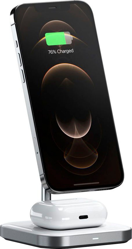 Satechi Smartphone-Ladegerät »Magnetic 2-in-1 Wireless Charging Stand«