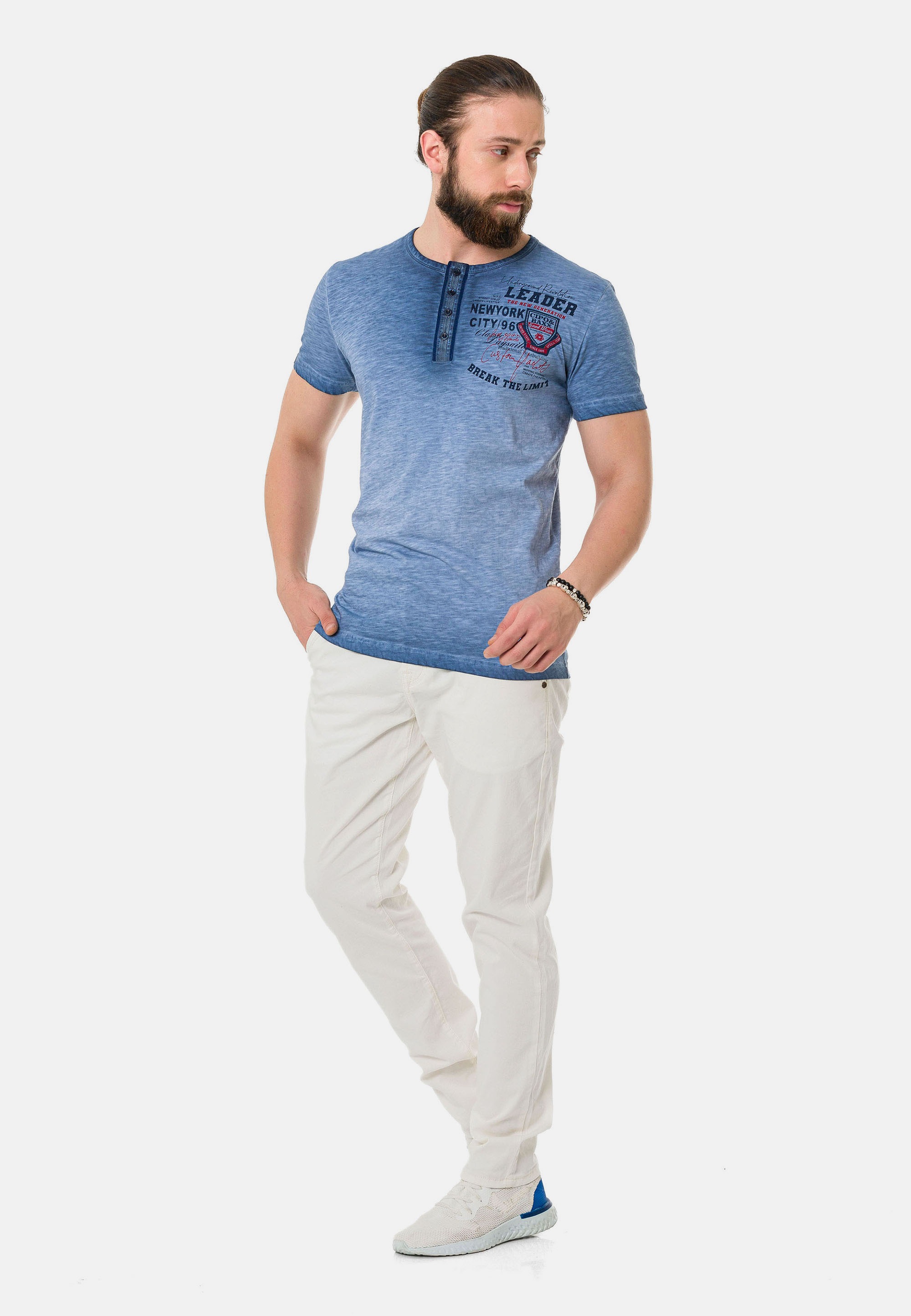 Cipo & Baxx T-Shirt, in coolem Look
