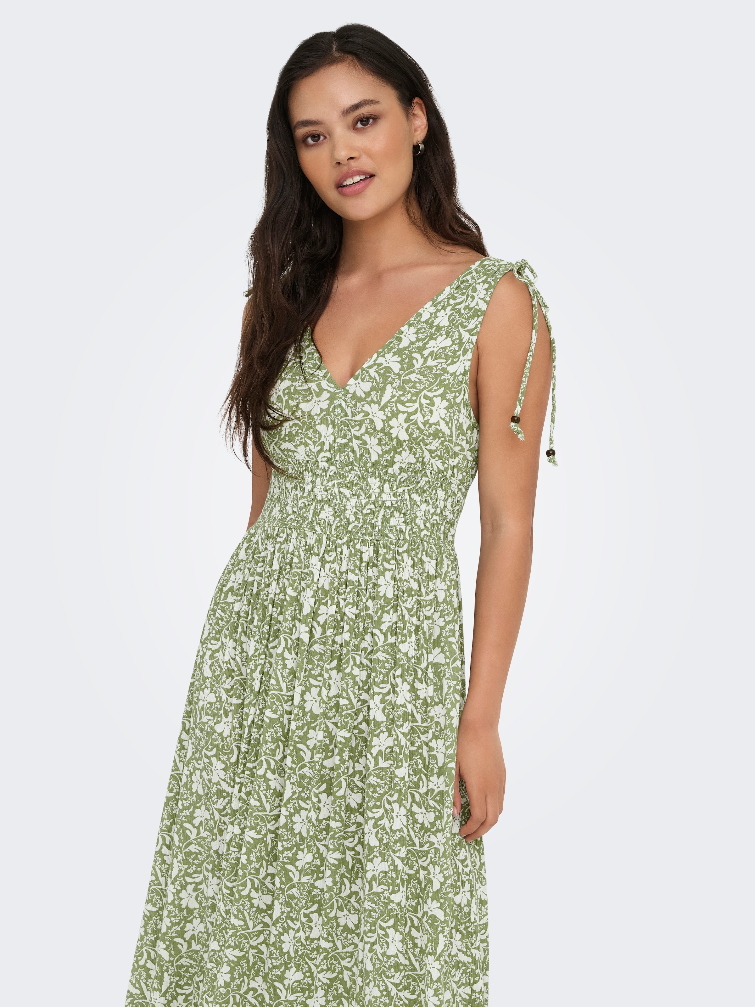 ONLY Maxikleid »ONLFERNANDA LIFE S/L LONG DRESS WVN«, Sommerkleid