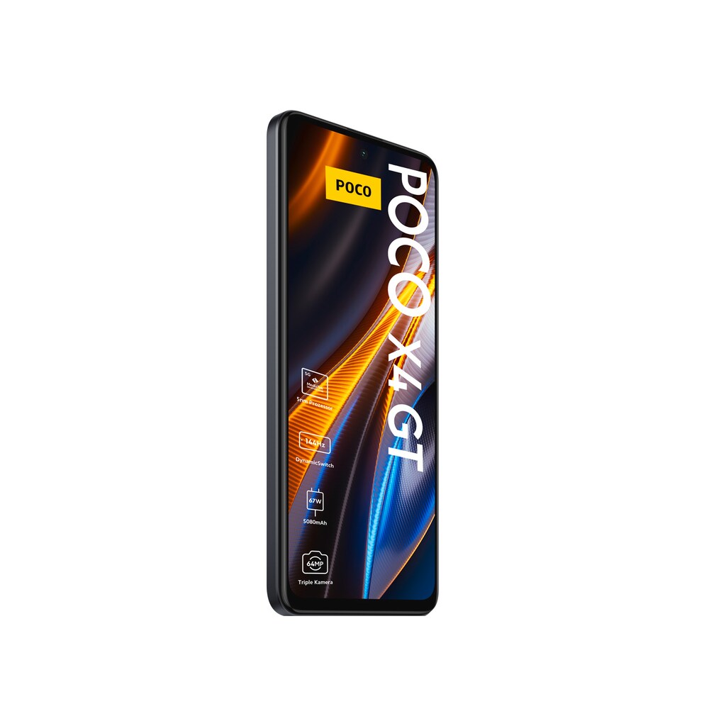 Xiaomi Smartphone »POCO X4 GT 8GB+128GB«, Black, 16,8 cm/6,6 Zoll, 128 GB Speicherplatz, 64 MP Kamera