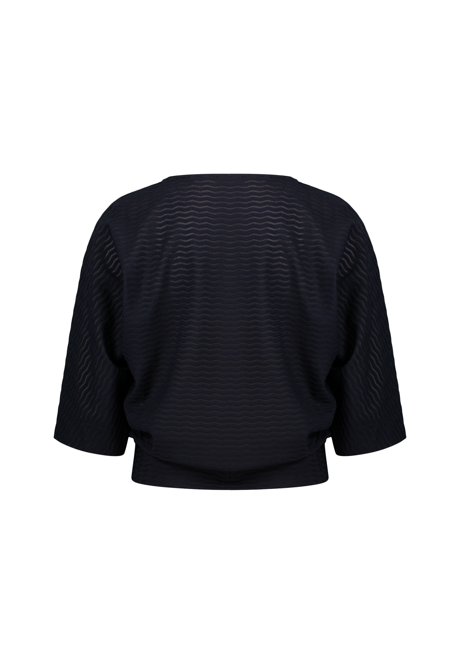 Zero Sweatshirt »zero Sweatshirt mit Strukturmuster«, strukturiert