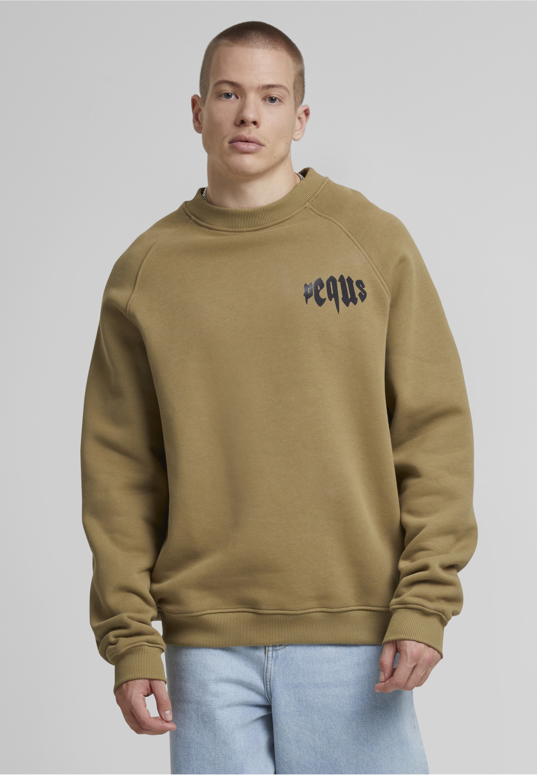 PEQUS Rundhalspullover »PEQUS PEQUS Mythic Chest Logo Sweater« 1 Stk.