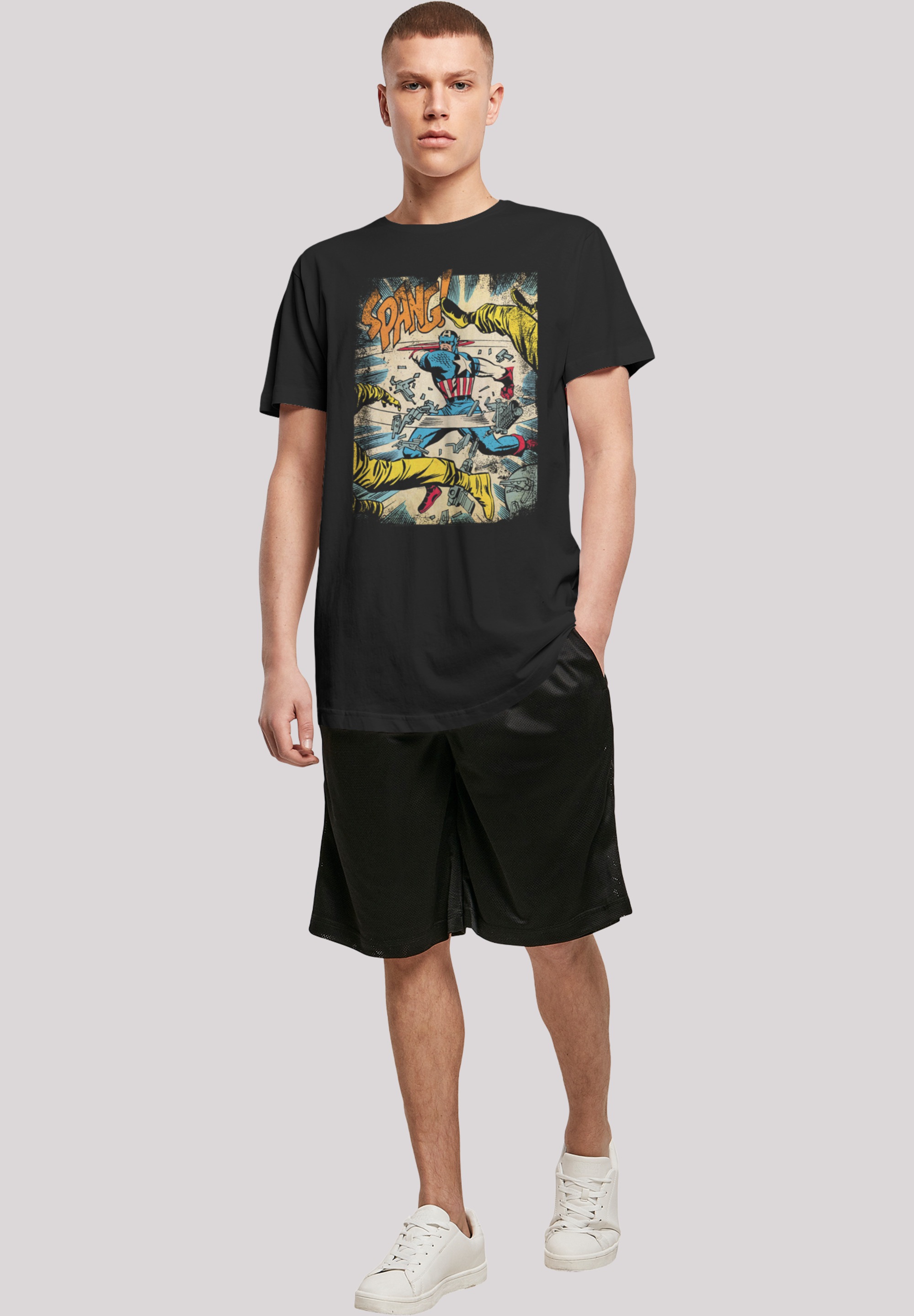 F4NT4STIC T-Shirt »Marvel Captain America Spang«, Print