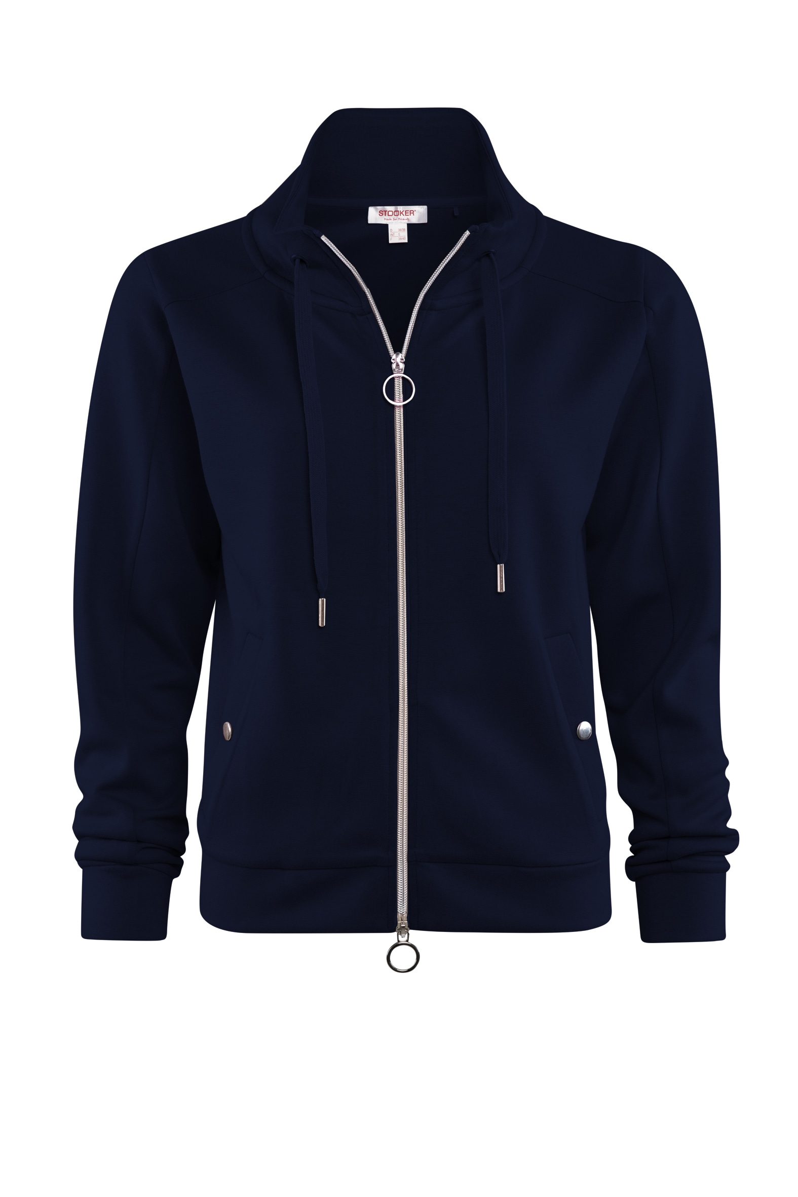 STOOKER WOMEN Sweatjacke »JARA Basic Stretch Sweatjacke« Sweatjacke Regular Fit Moderner Casual-Look für Damen