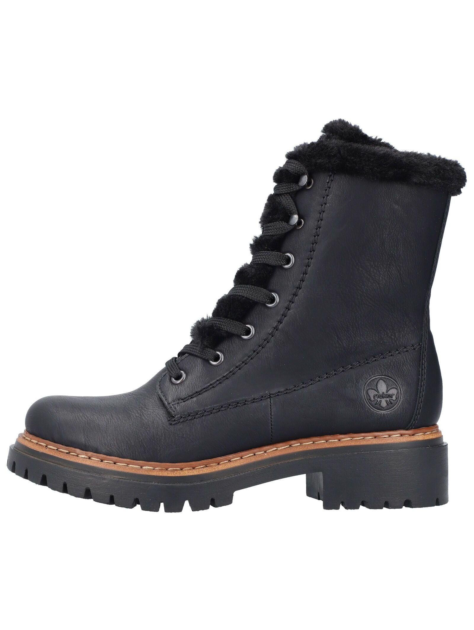 Rieker Schnürstiefelette "Rieker Stiefelette Lederimitat" günstig online kaufen