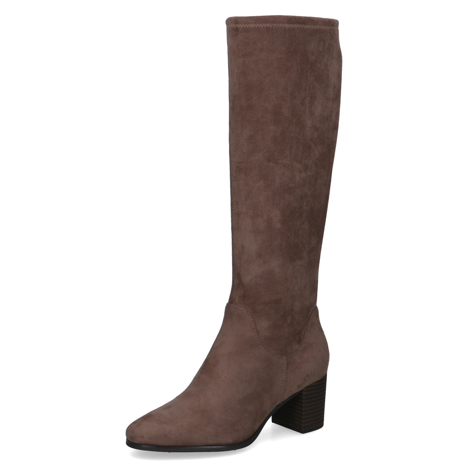Caprice Stiefel  Blockasbsatz, Langschaftstiefel mit Stretchfunktion