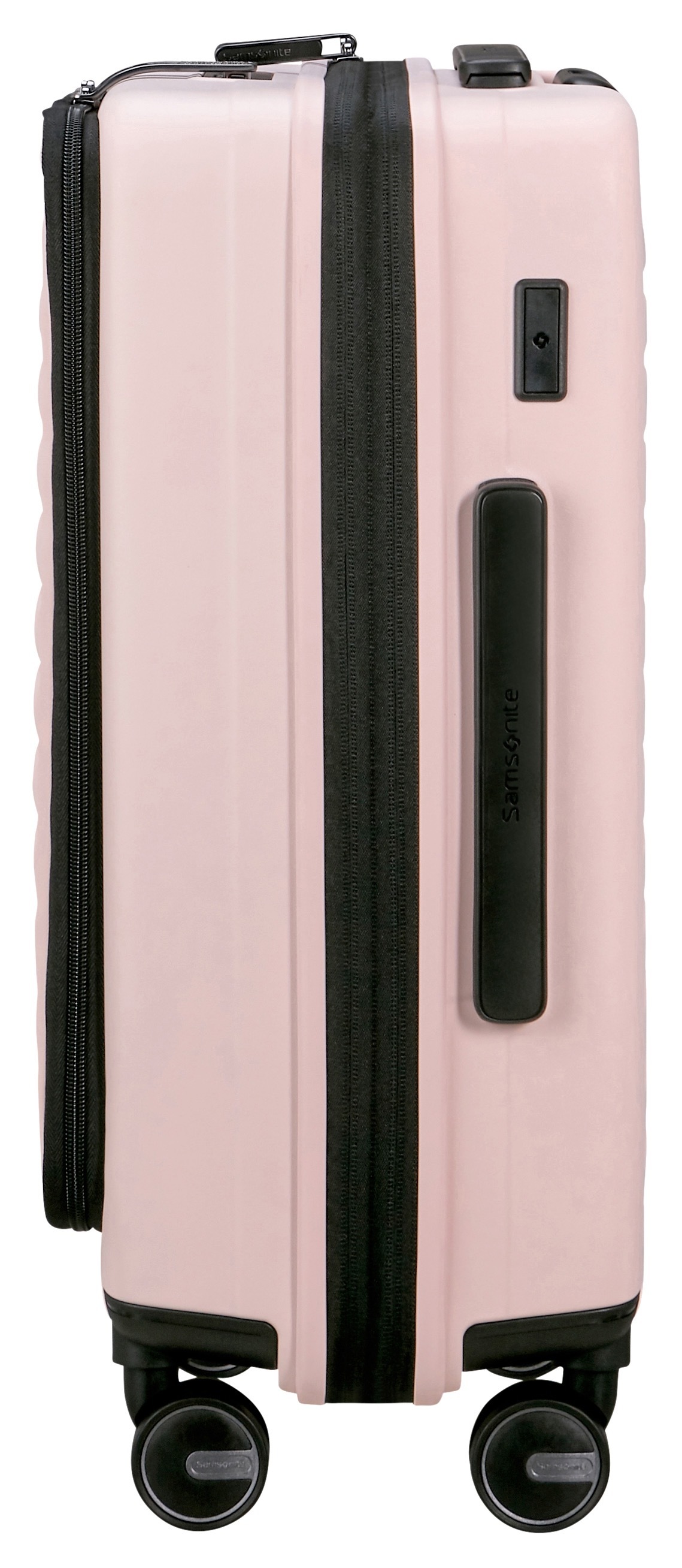 Samsonite Hartschalen-Trolley »RESTACKD, verschiedene Größen und Farben«, (mit Packtaschen), 4 Rollen, Reisekoffer mit TSA Schloss Volumenerweiterung Packtaschen