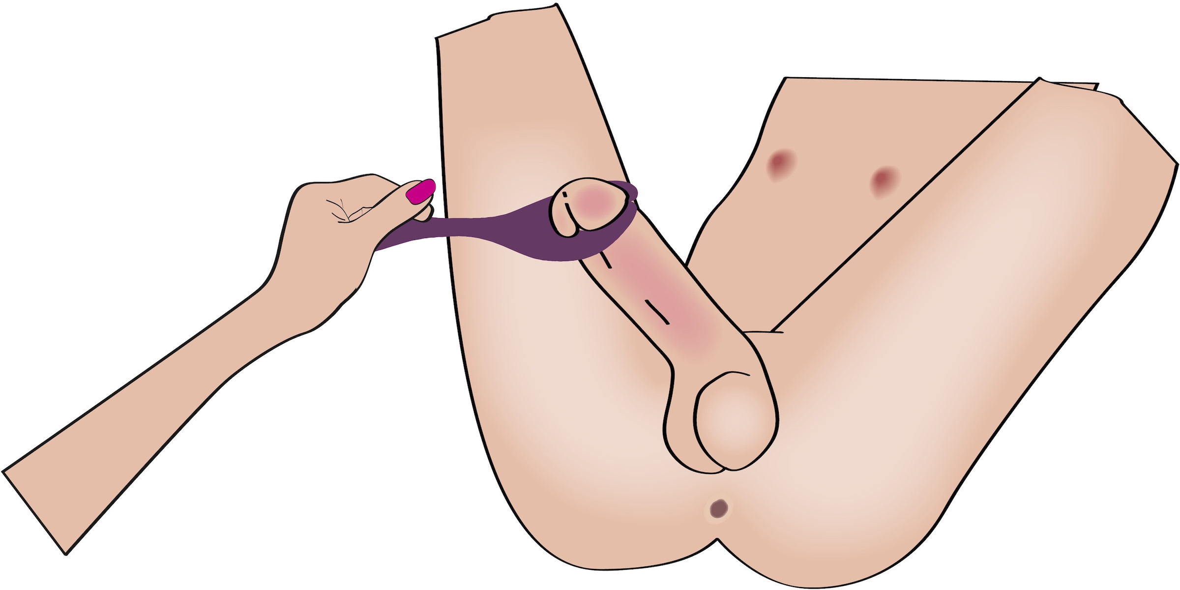 coup!es choice Vibrator »Vibrator Remote Controlled Couple's Vibrator«