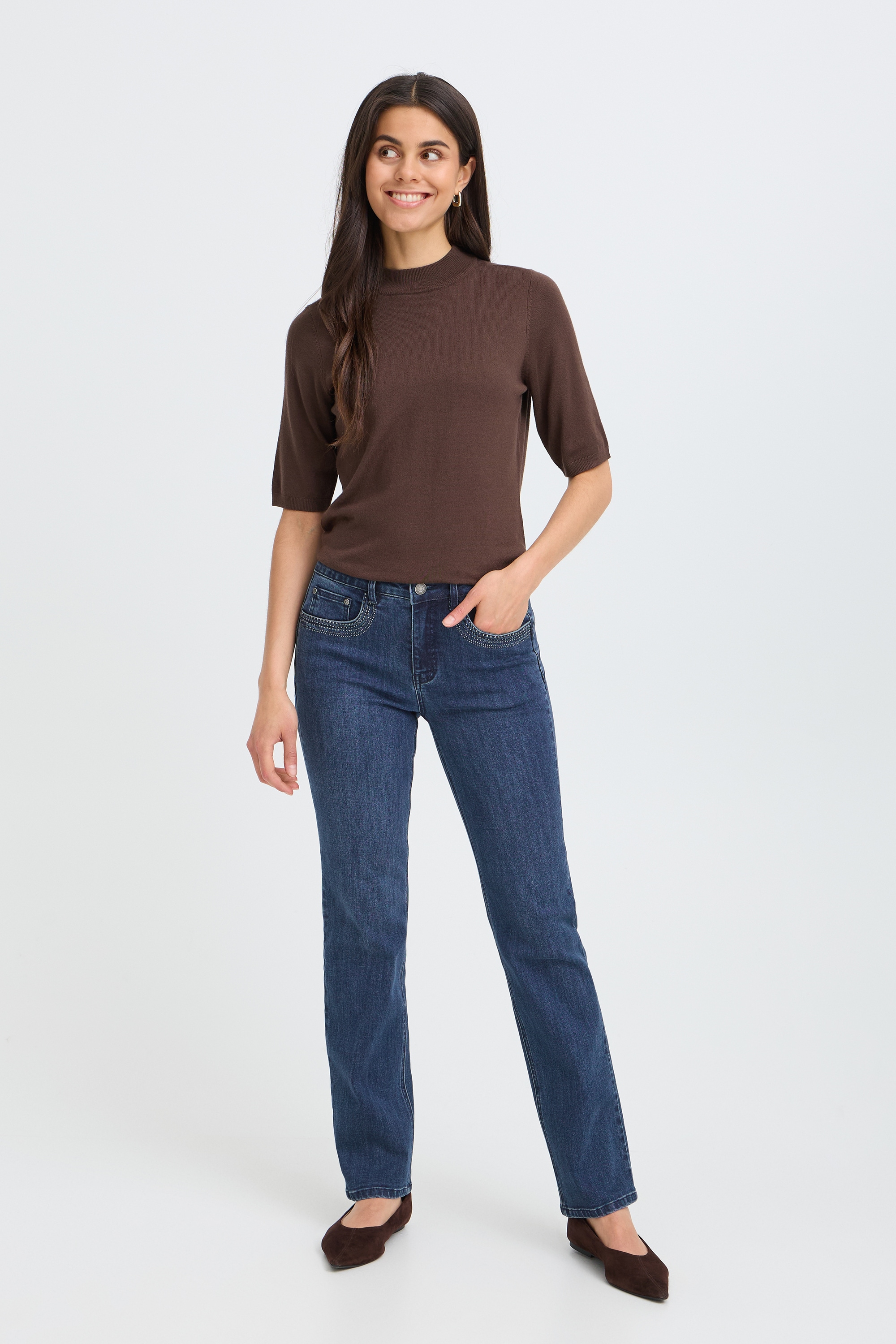 fransa Regular-fit-Jeans »Damen Jeans FRATLANTA«