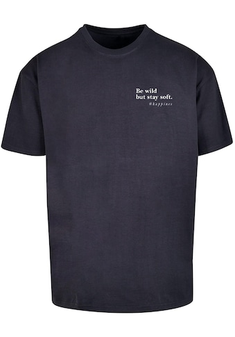 T-Shirt »Merchcode Herren Happines Heavy Oversize Tee«, (1 tlg.)
