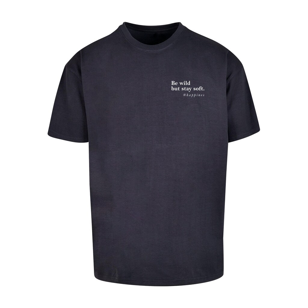 Merchcode T-Shirt »Merchcode Herren Happines Heavy Oversize Tee«, (1 tlg.)
