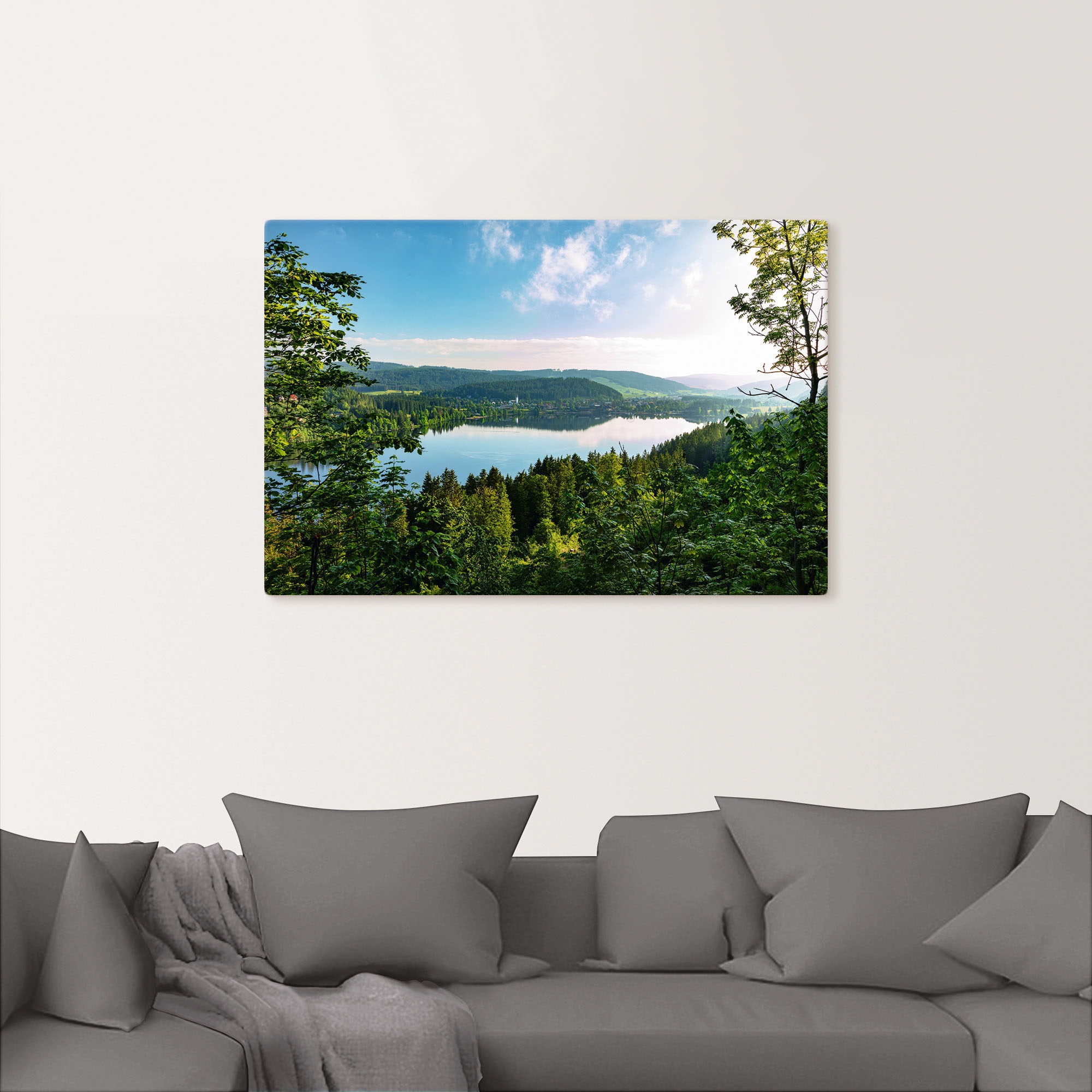 Artland Wandbild »Blick auf den Titisee im Schwarzwald«, Seebilder, (1 St.), als Leinwandbild, Poster in verschied. Größen