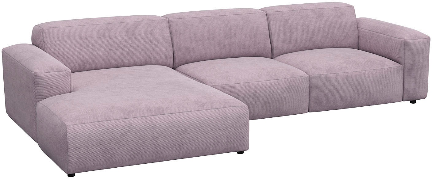 FLEXLUX Ecksofa "Lucera bequem und komfortabel durch hochwertigen Sitzaufba günstig online kaufen