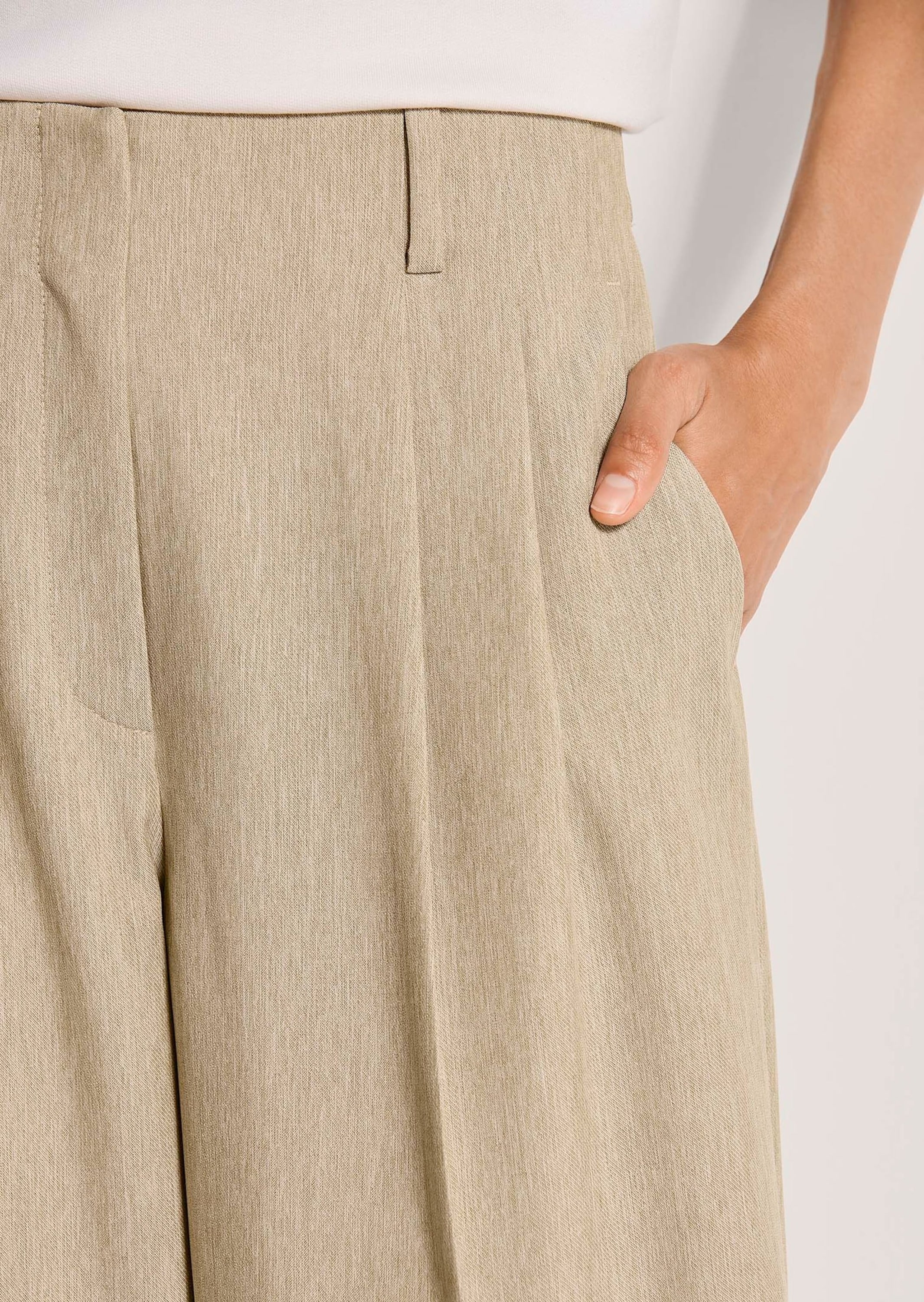 MADELEINE Stoffhose »Bundfaltenhose Sommerhose mit Bügelfalten«