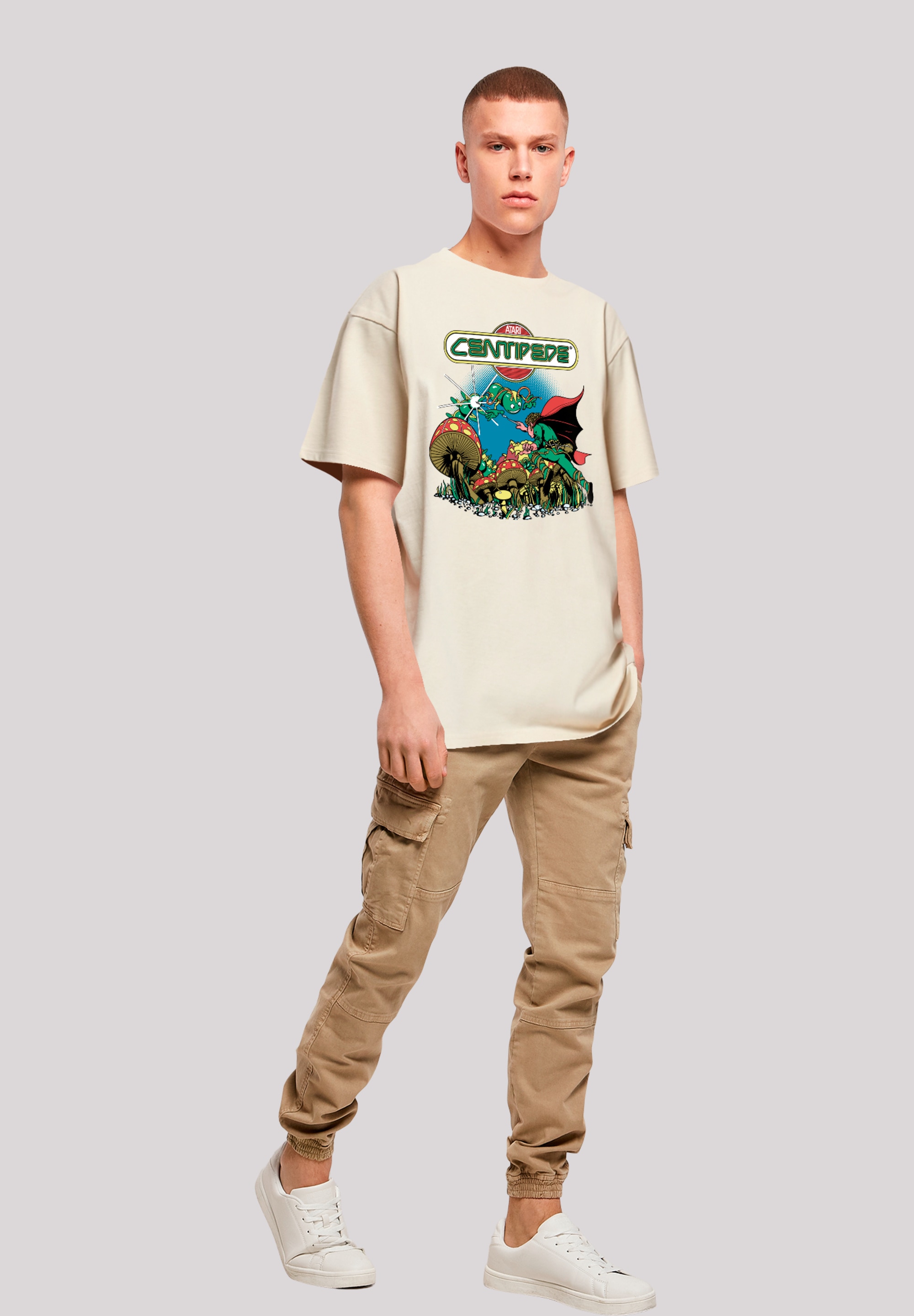 F4NT4STIC T-Shirt »Centipede Atari Retro Gaming«, Premium Qualität