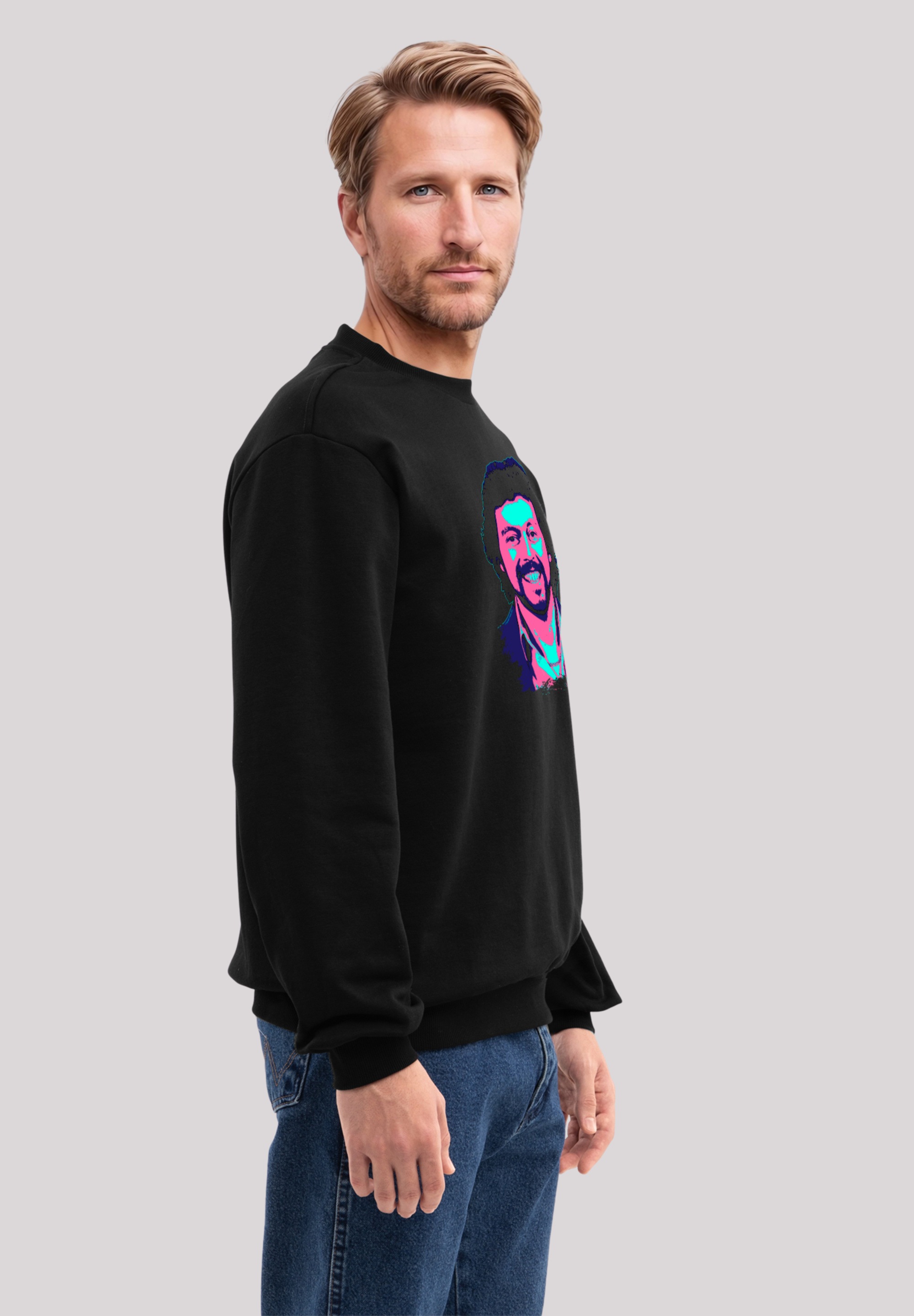F4NT4STIC Sweatshirt »TV Times Jeremy Beadle 1982 Pop Art«, Premium Qualität