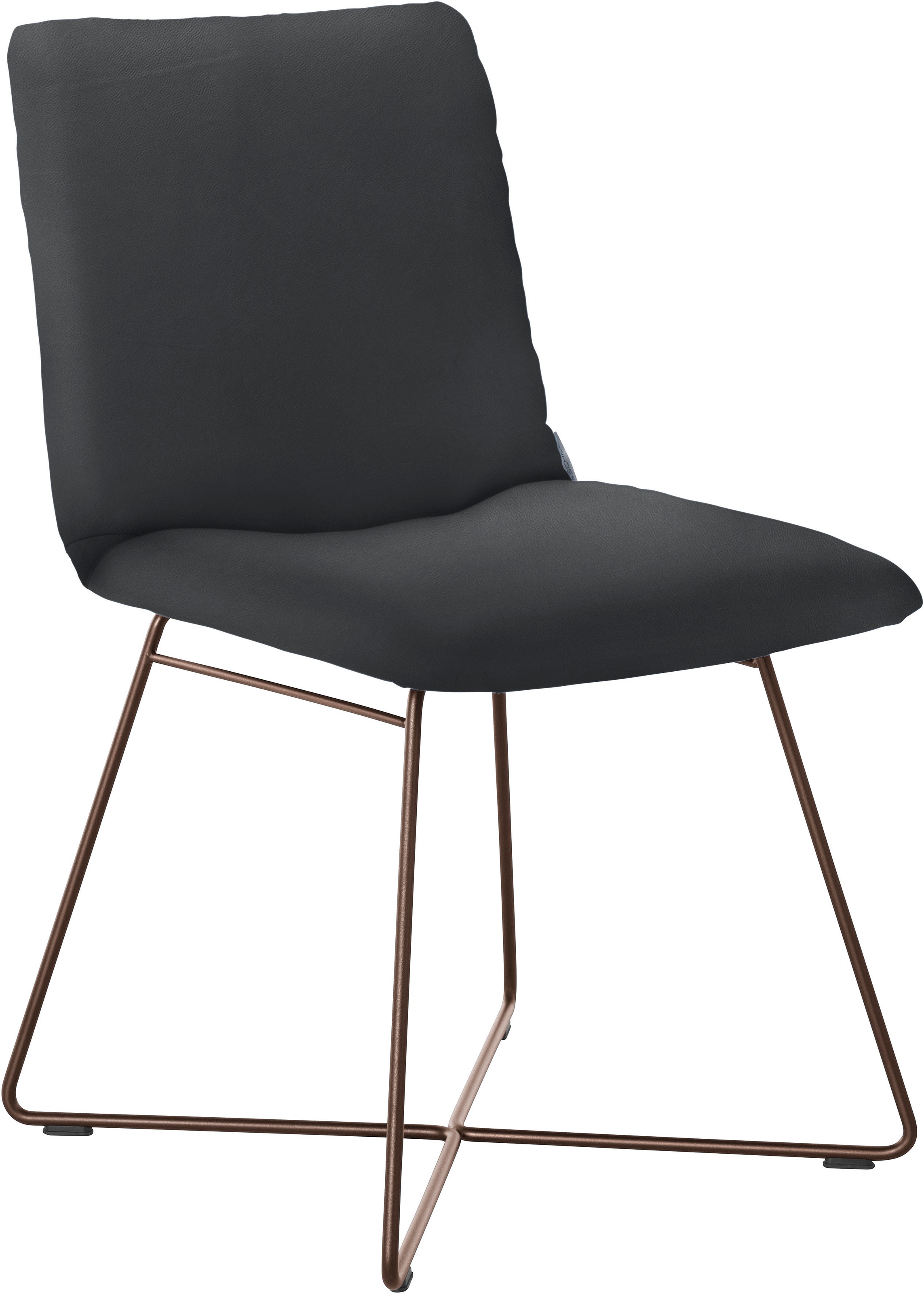 W.SCHILLIG Polsterstuhl "jakob" () mit Drahtrohrgestell in Bronze pulverbes günstig online kaufen