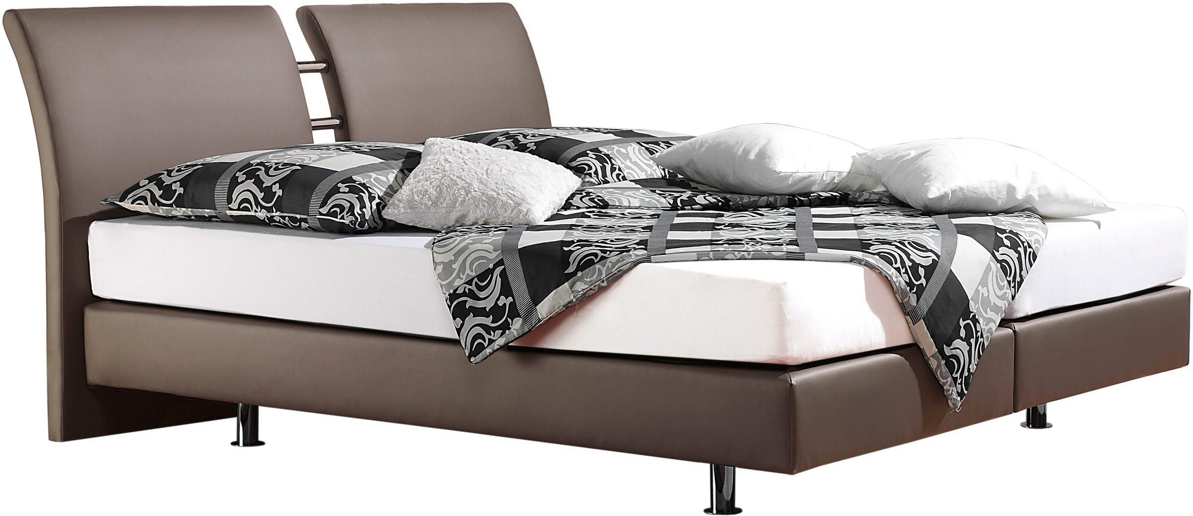 Home affaire Boxspringbett "Polo" in 3 Matratzenarten, 3 Breiten und 4 Farb günstig online kaufen