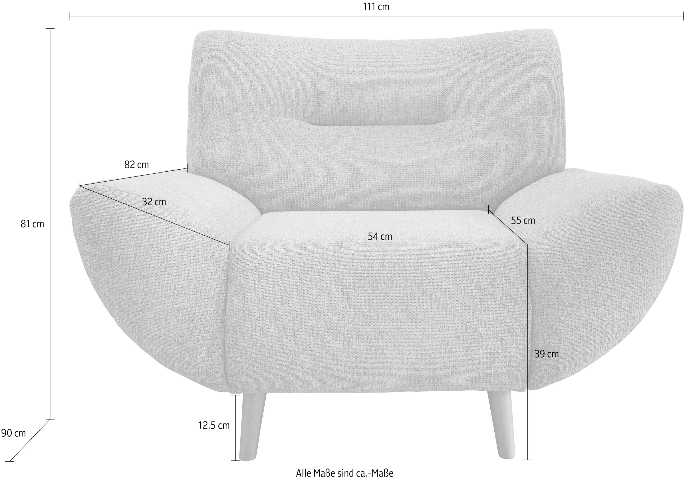 INOSIGN Sessel »Drago«, frei im Raum stellbar, als Set, Polsterecke, 3- &  2-Sitzer erhältlich | BAUR