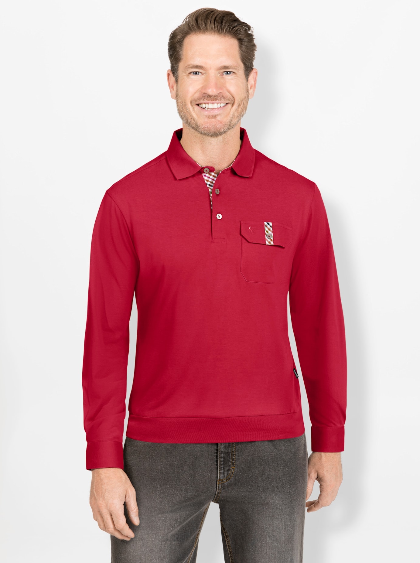 Hajo Poloshirt »Langarm-Poloshirt«, (1 tlg.)