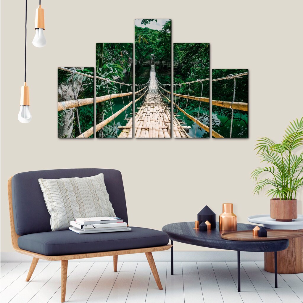 Art for the home Leinwandbild »Wald«, Natur