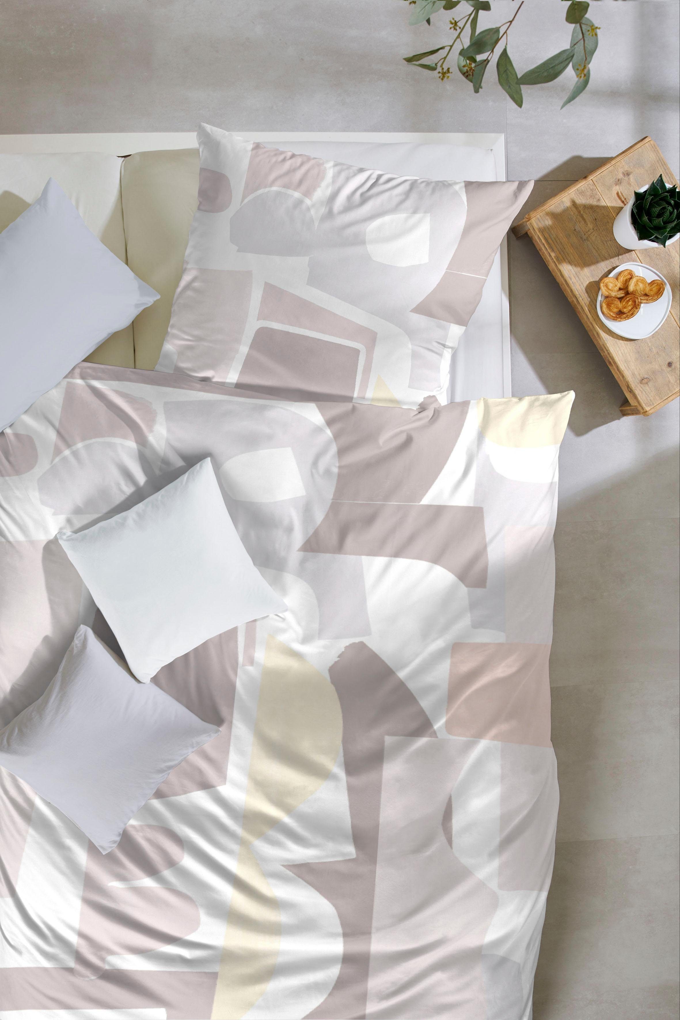 Thumbnail - Primera Bettwäsche "puzzle" 2 Stk. tlg. mit strukturierten und kunstvoll angeordneten Formen