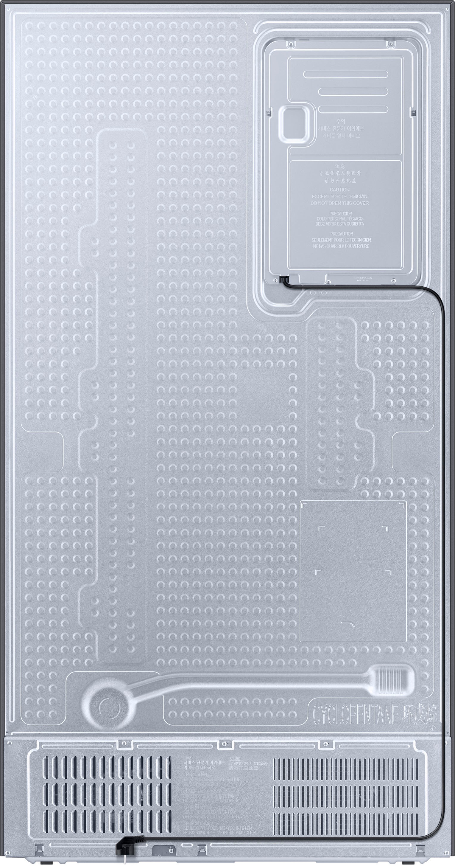 Samsung Side-by-Side, RS6KA8101S9, 178 cm hoch, 91,2 cm breit