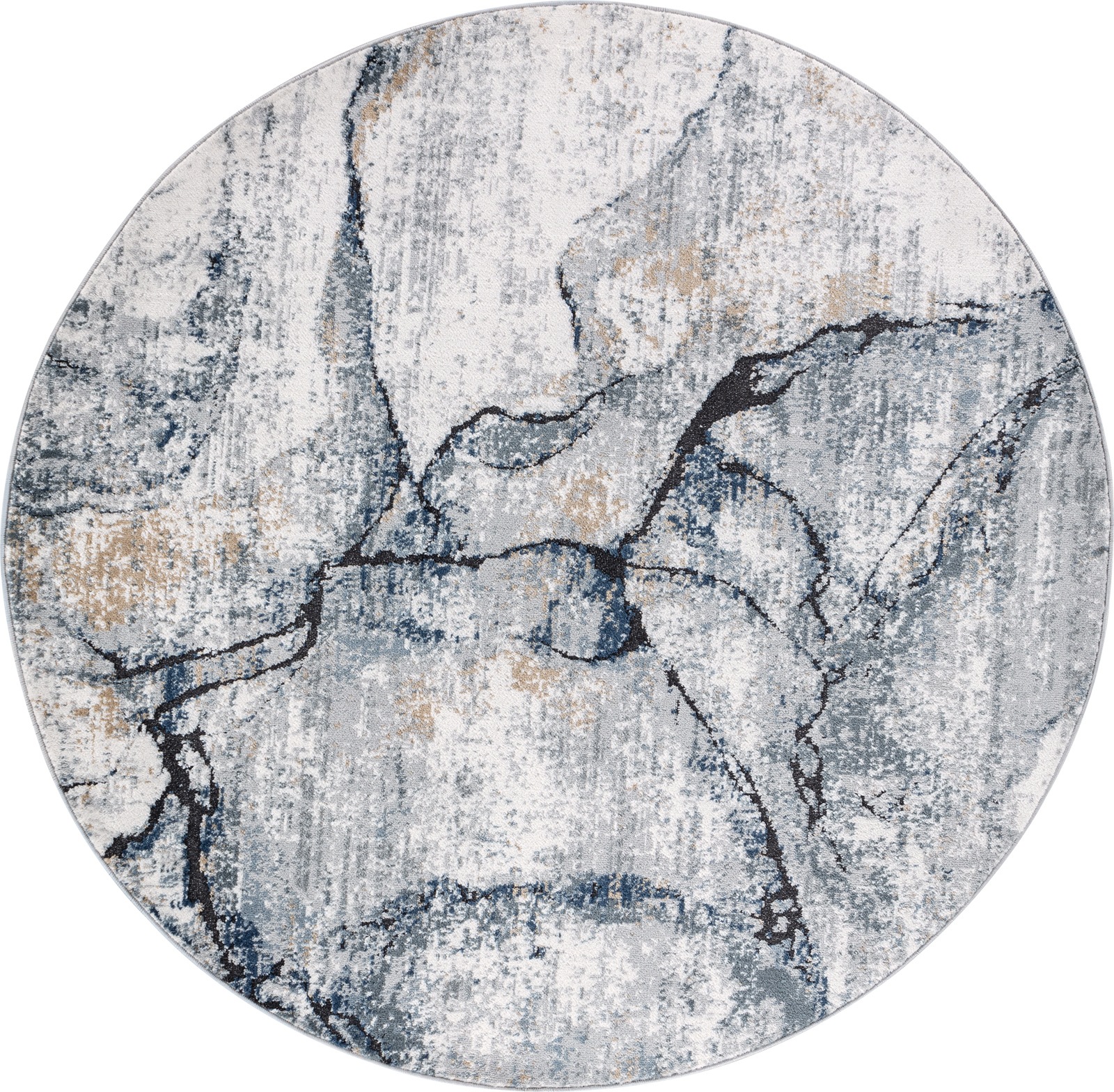 Livabliss Teppich "BERLIN, ⌀160cm" rund 10 mm Höhe Moderner Designerteppich günstig online kaufen