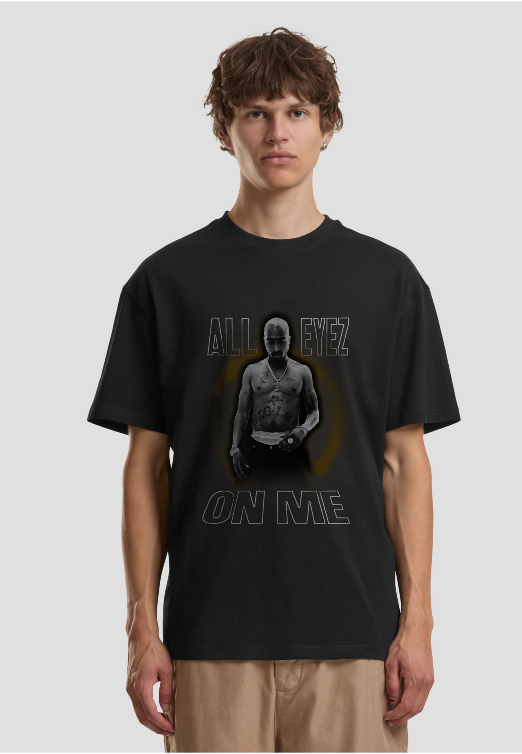 Merchcode T-Shirt »Merchcode 2Pac All Eyez on me Loose Tee« 1