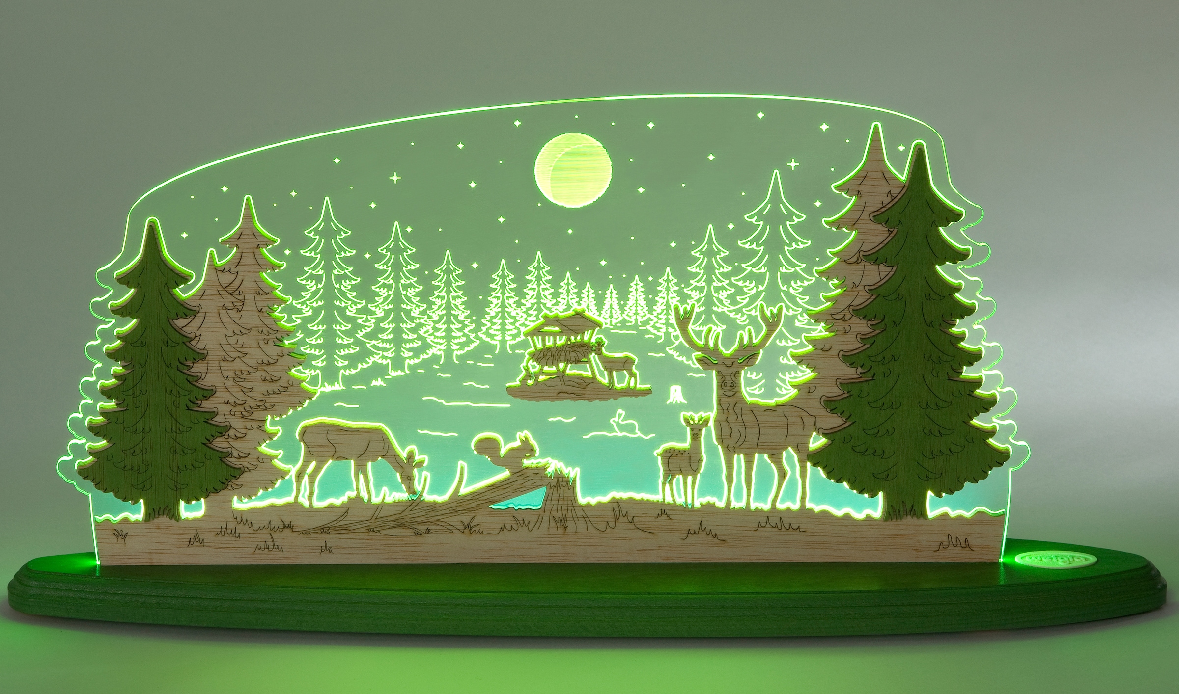 Weigla Lichterbogen »Waldidylle, Weihnachtsdeko«, in 3D Optik