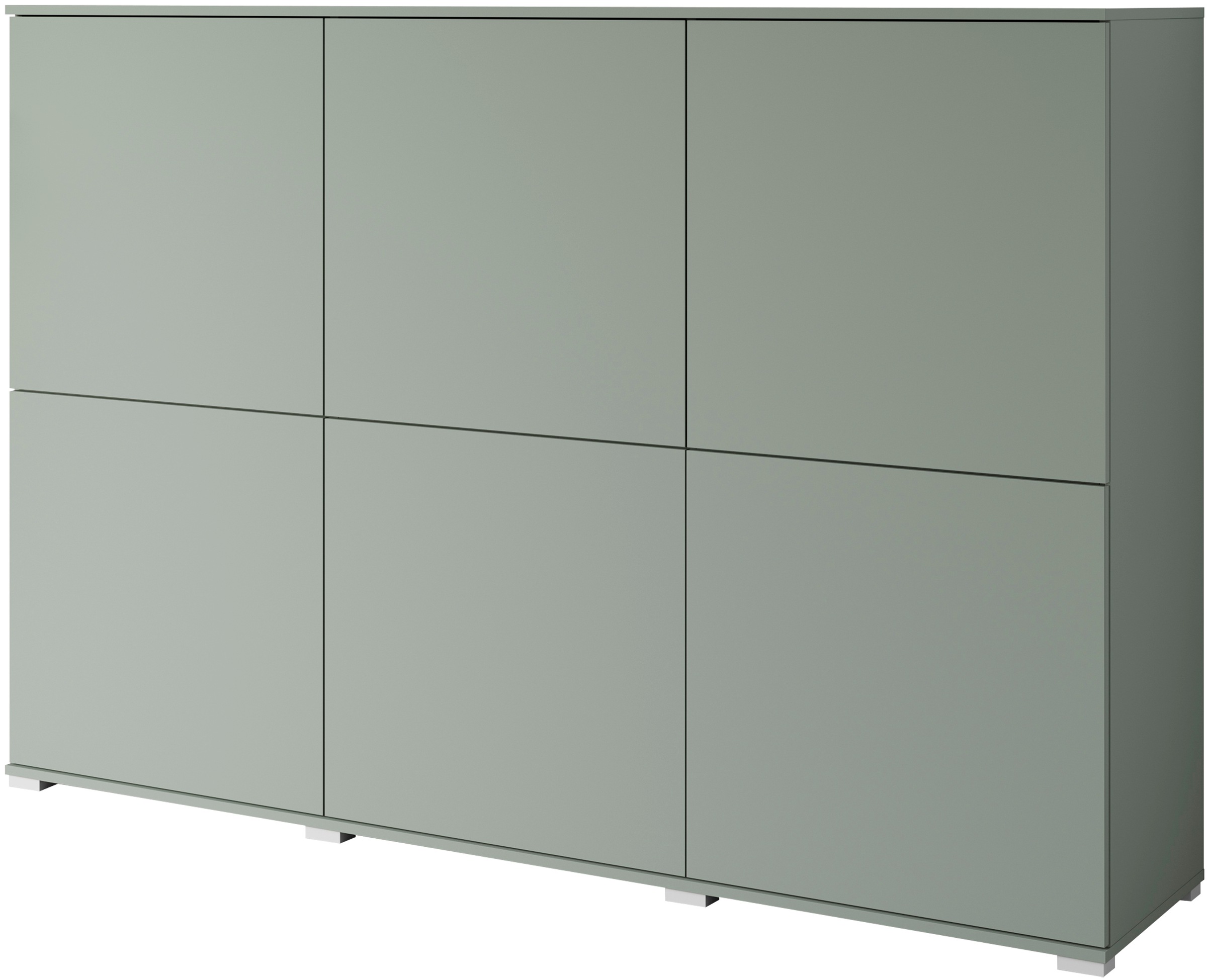 INOSIGN Highboard "Kenia, moderne grifflose Hochkommode mit 6 Türen, Breite günstig online kaufen