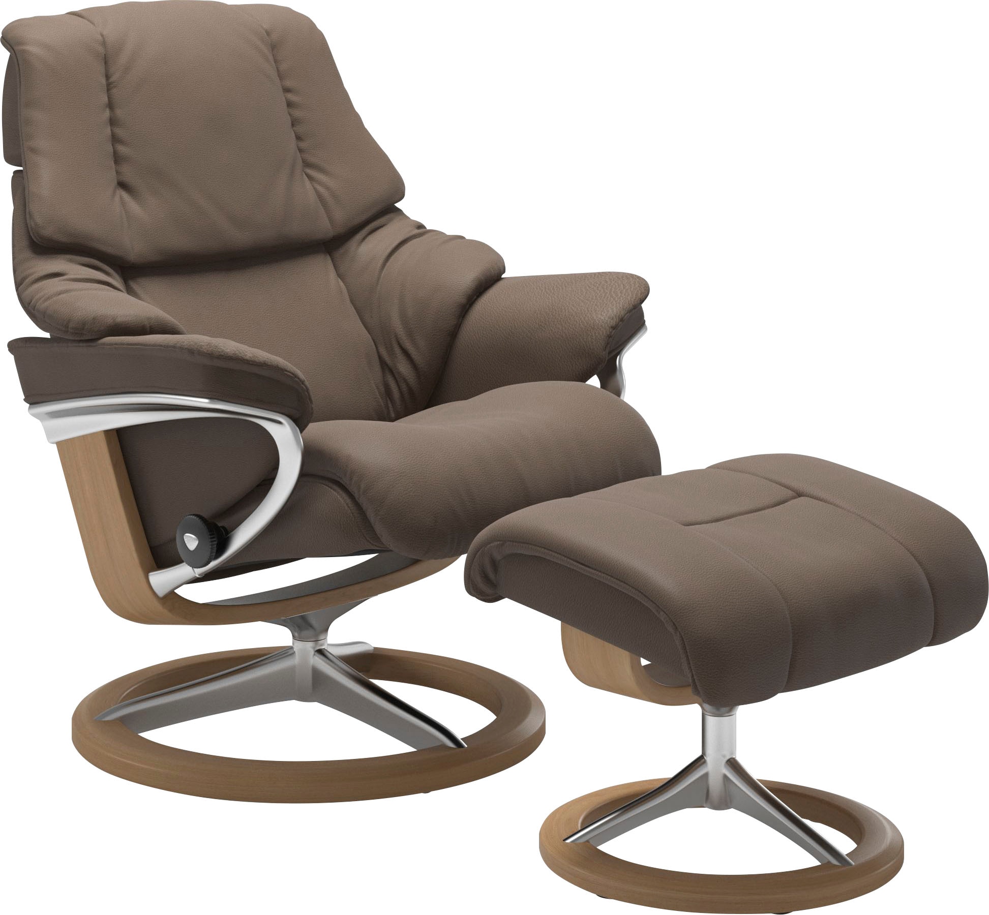 Stressless Fußhocker "Reno", mit Signature Base, Gestell Eiche